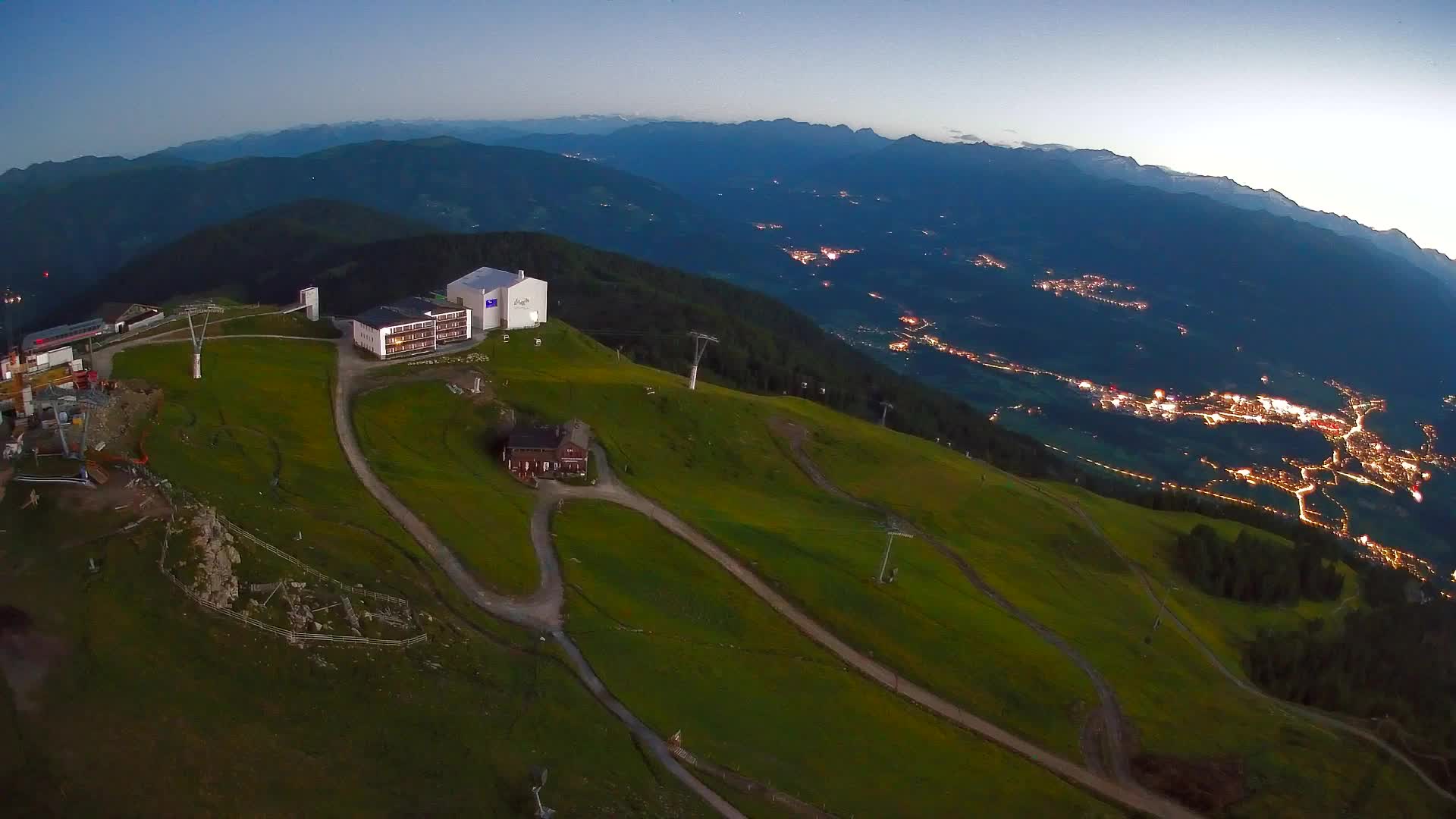 Kronplatz peak Ski resort | view to Bruneck