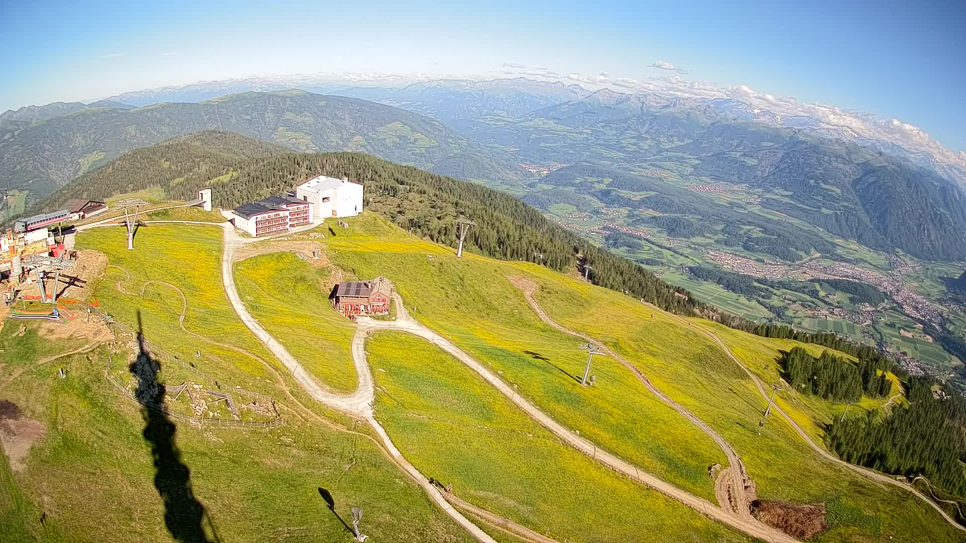 Smučišče Kronplatz – vrh | pogled na Bruneck