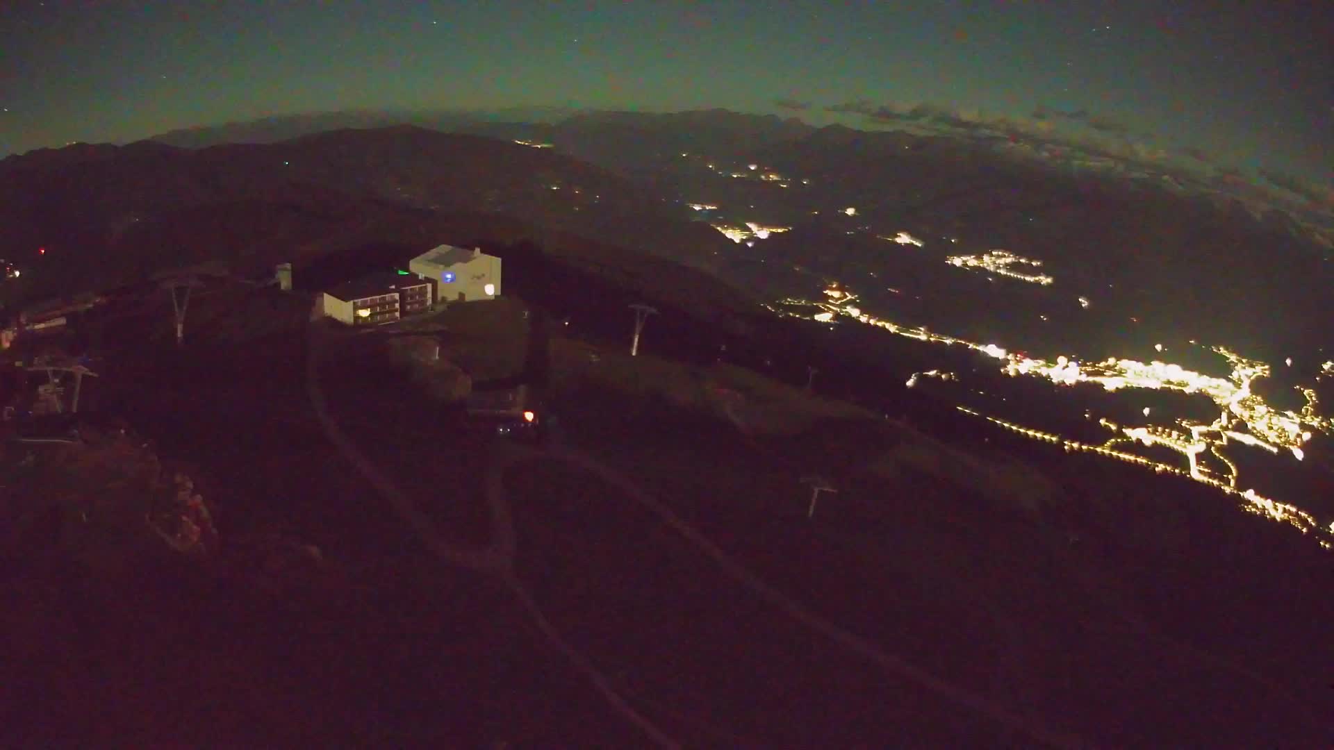 Skigebiet Kronplatz Gipfel | Blick auf Bruneck