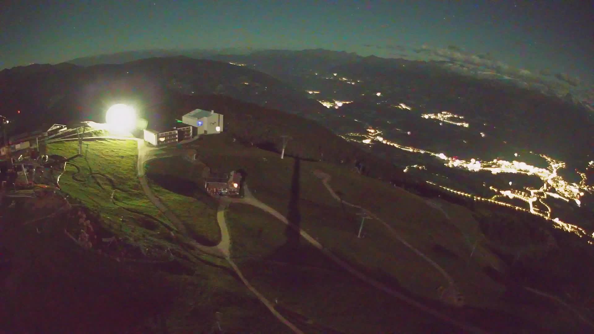 Skigebiet Kronplatz Gipfel | Blick auf Bruneck