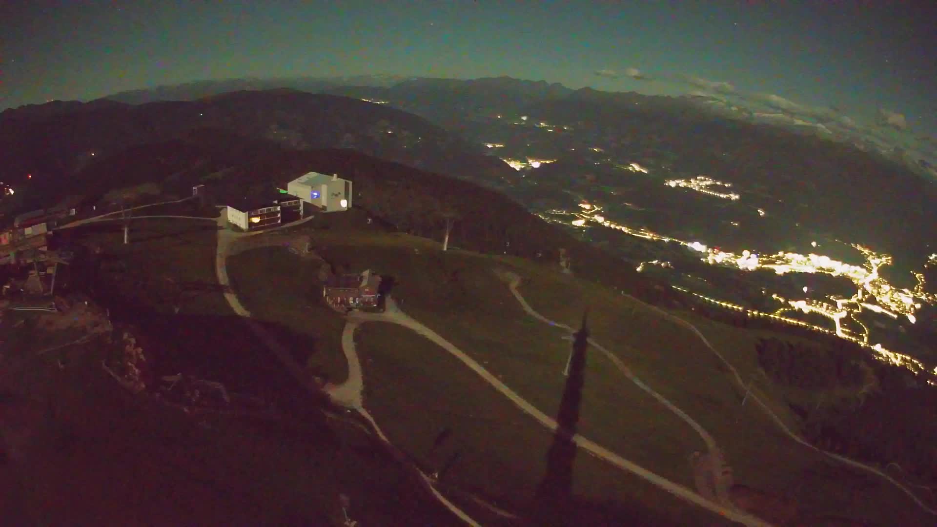 Skigebiet Kronplatz Gipfel | Blick auf Bruneck