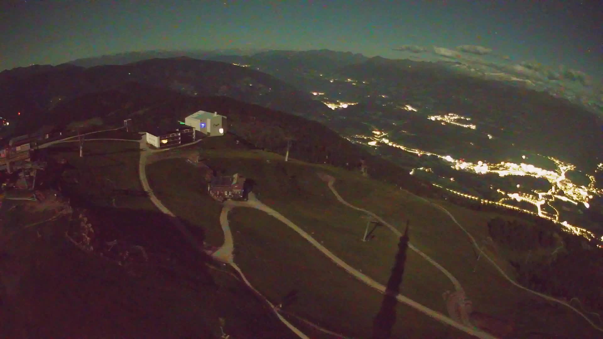 Kronplatz peak Ski resort | view to Bruneck