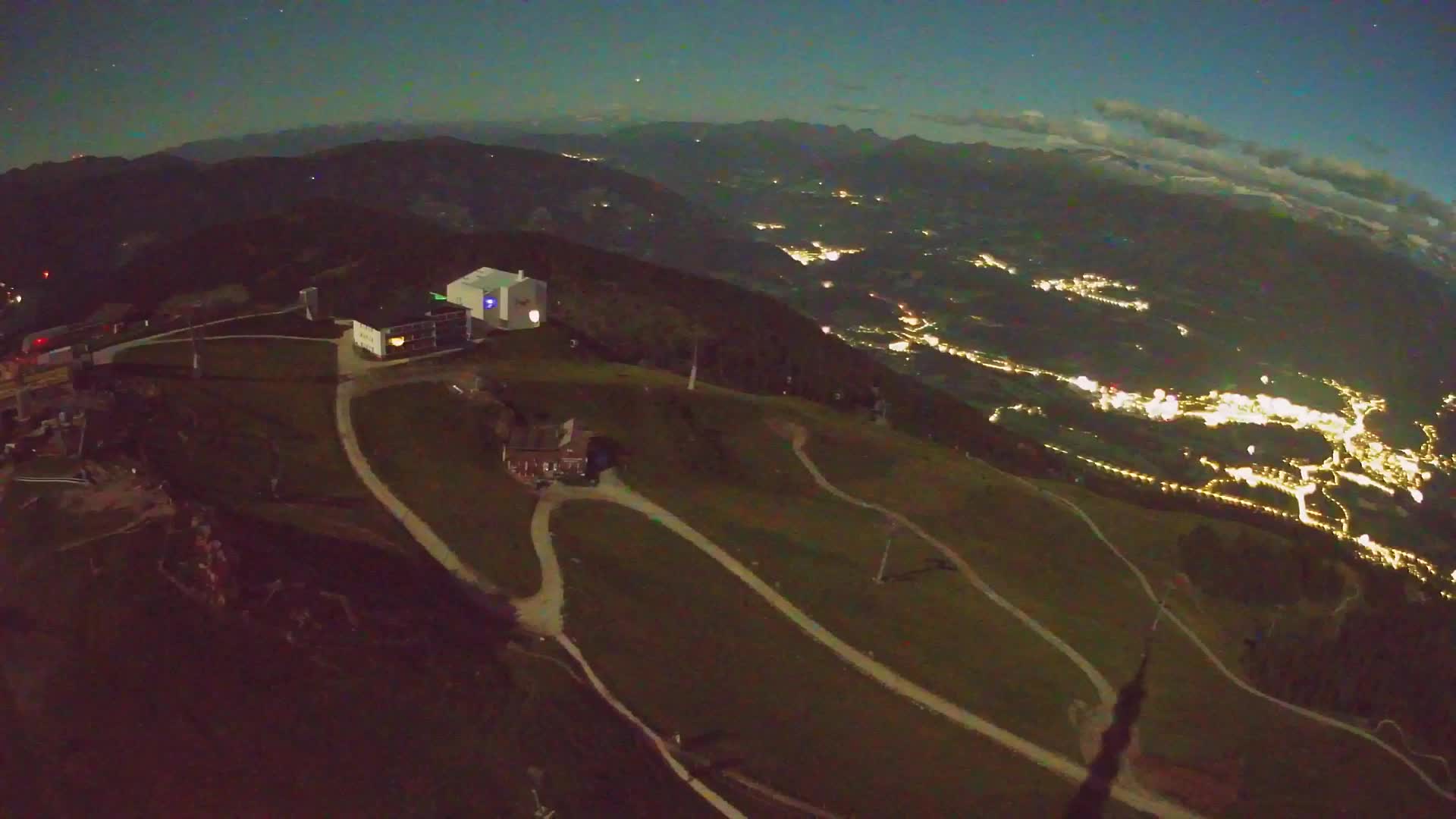 Skigebiet Kronplatz Gipfel | Blick auf Bruneck