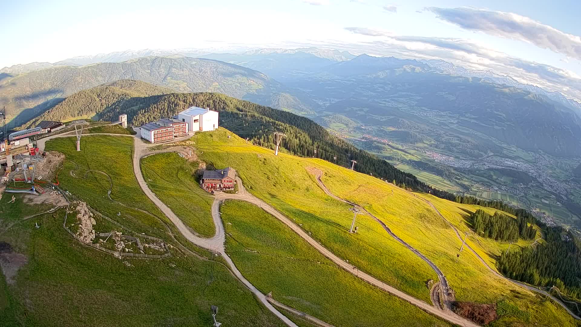 Smučišče Kronplatz – vrh | pogled na Bruneck