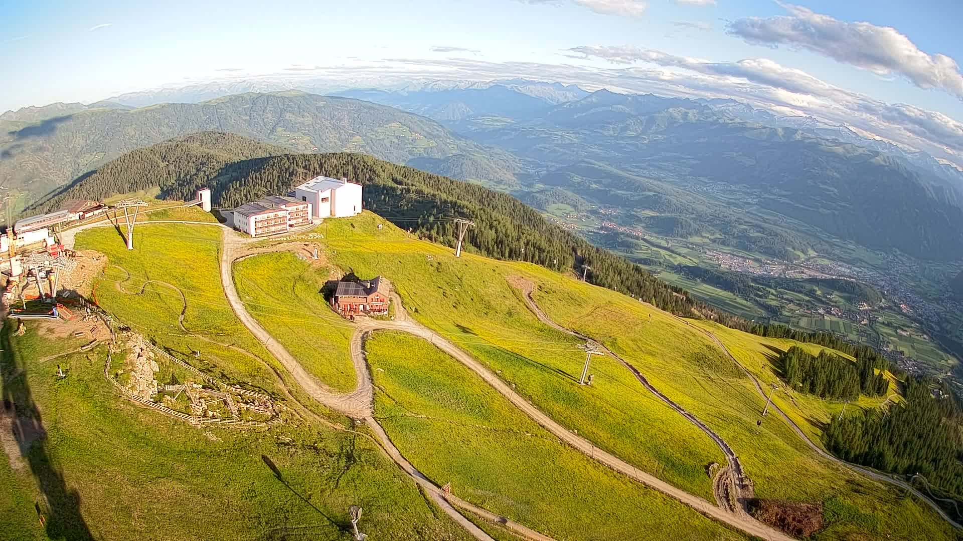 Smučišče Kronplatz – vrh | pogled na Bruneck
