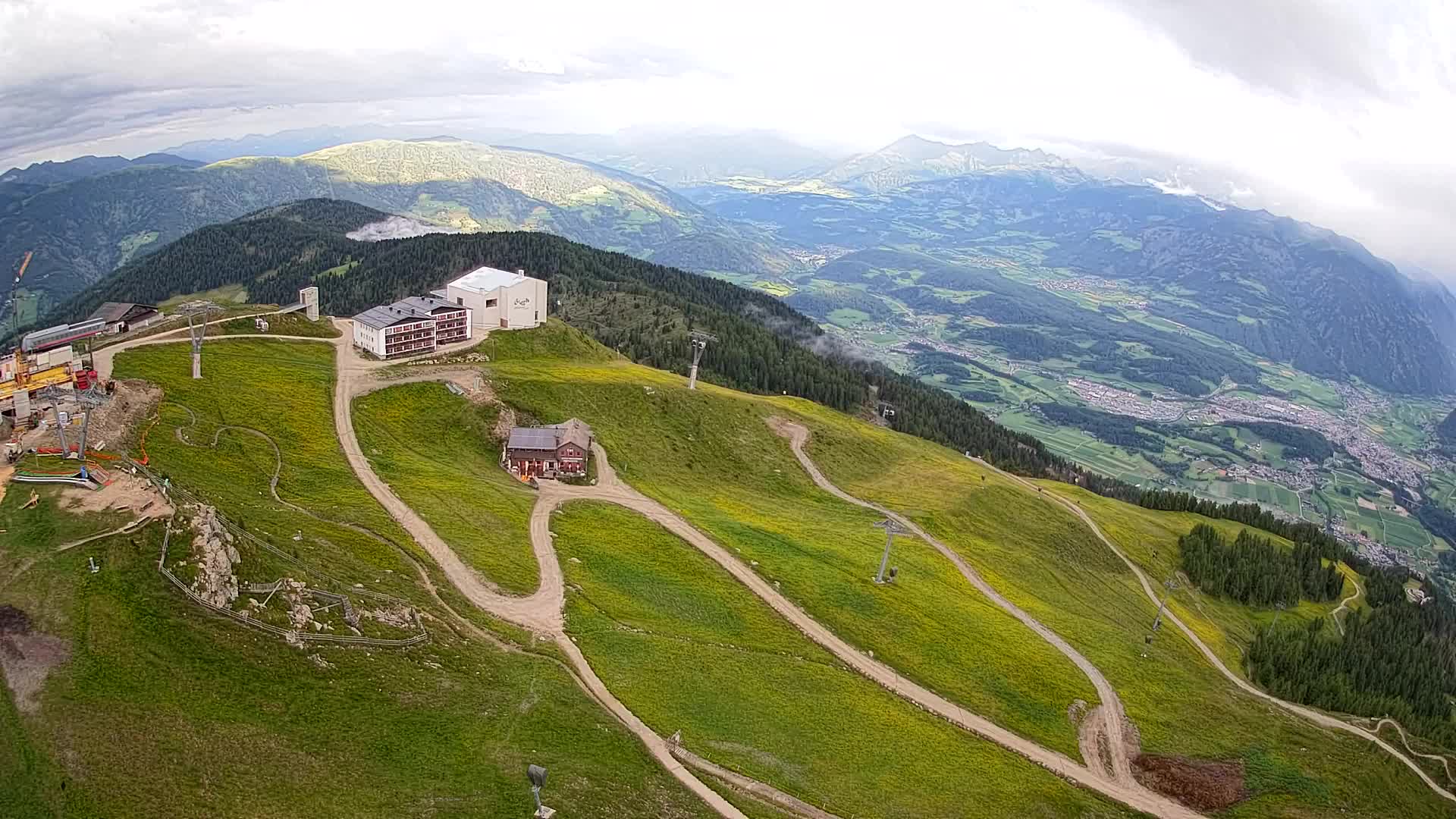 Smučišče Kronplatz – vrh | pogled na Bruneck