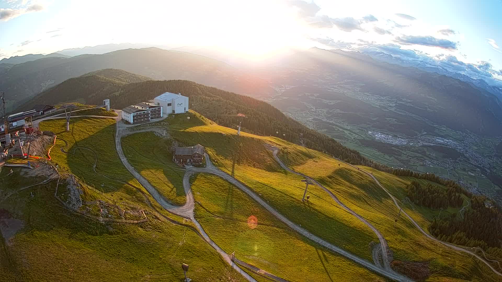 Kronplatz peak Ski resort | view to Bruneck