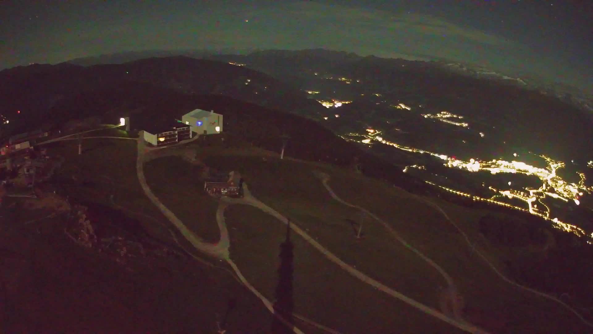 Kronplatz peak Ski resort | view to Bruneck