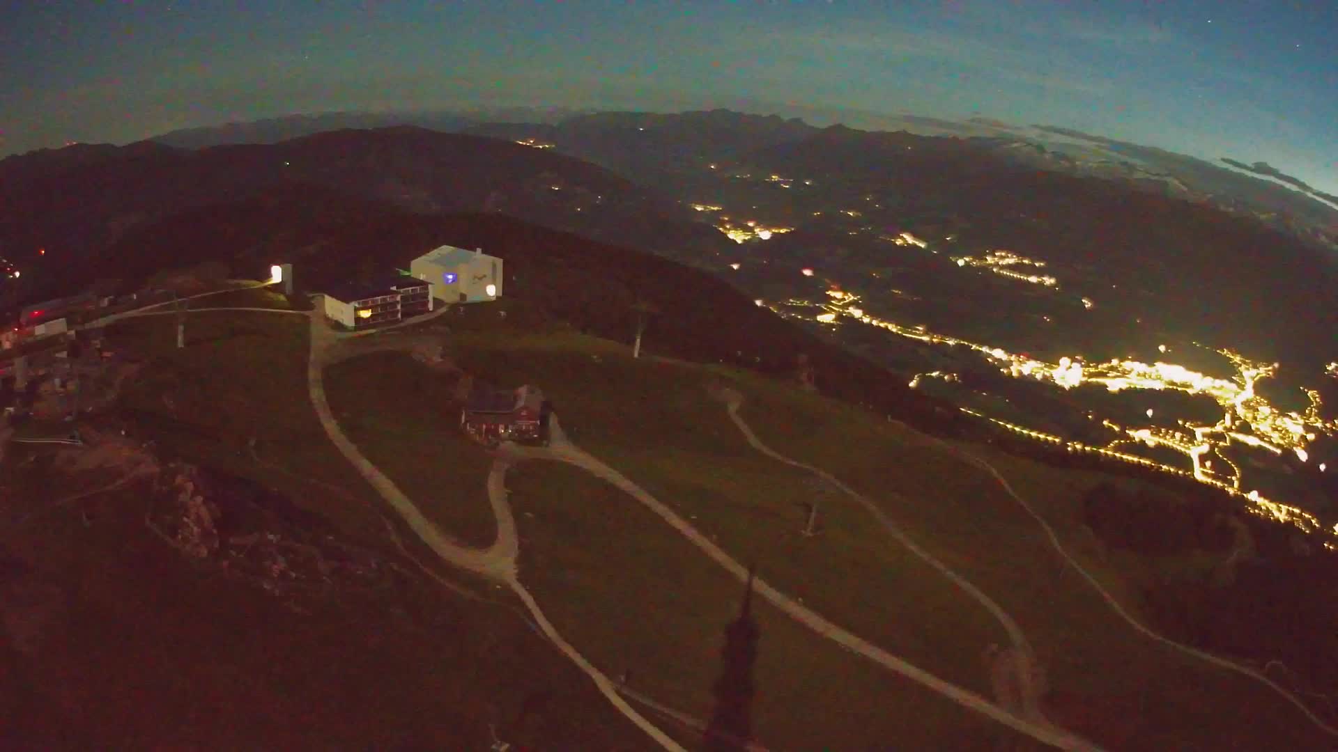 Kronplatz peak Ski resort | view to Bruneck