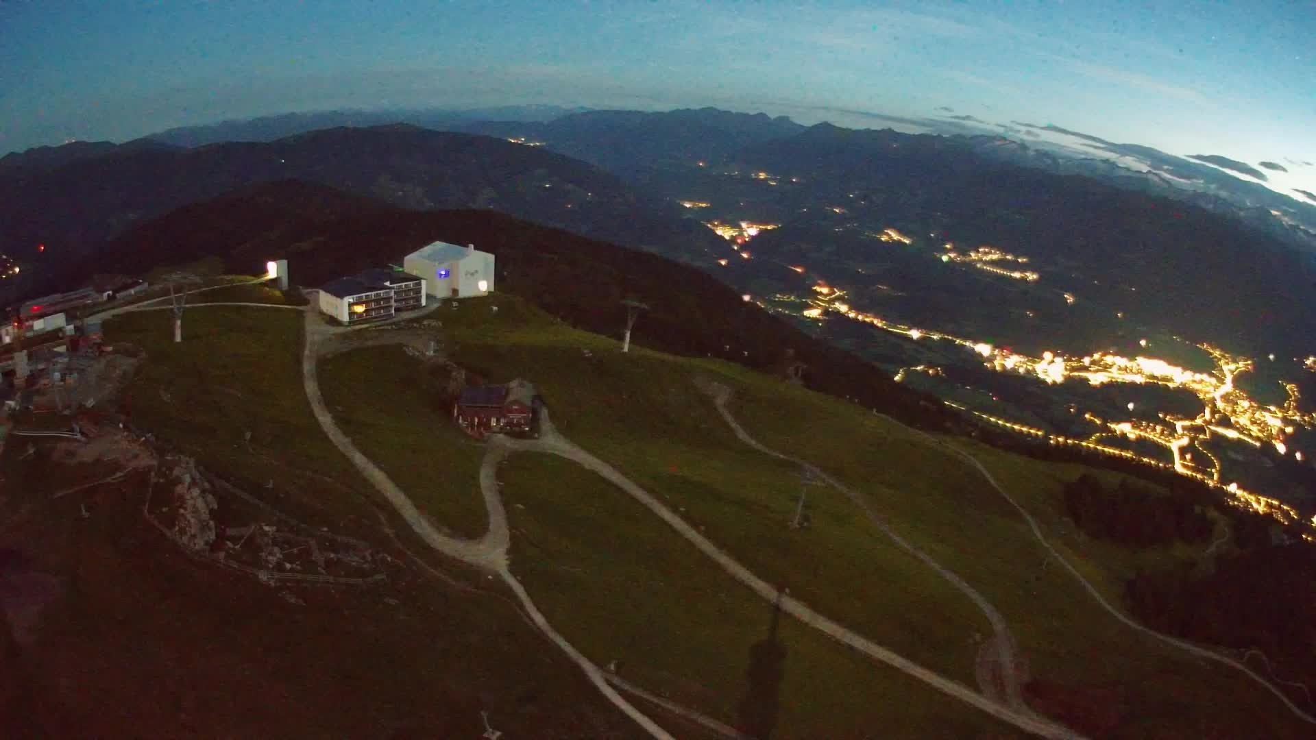 Kronplatz peak Ski resort | view to Bruneck