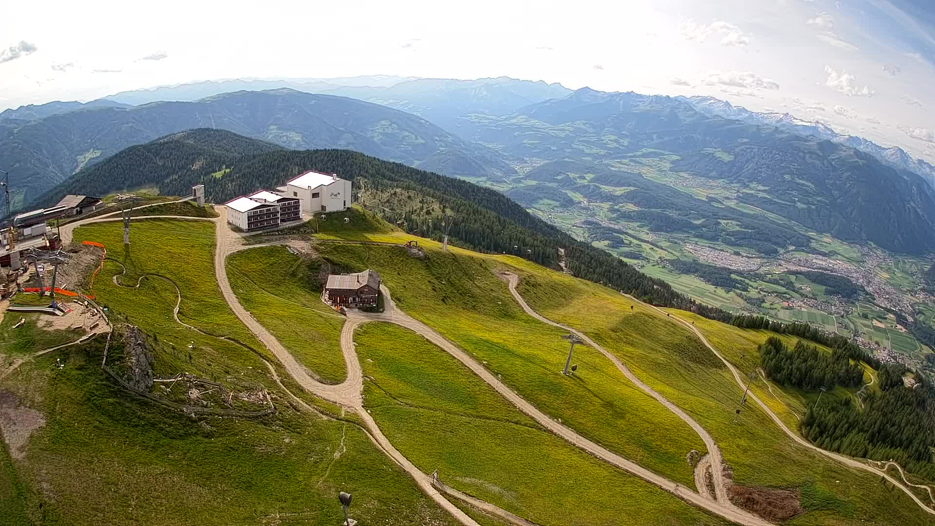 Smučišče Kronplatz – vrh | pogled na Bruneck