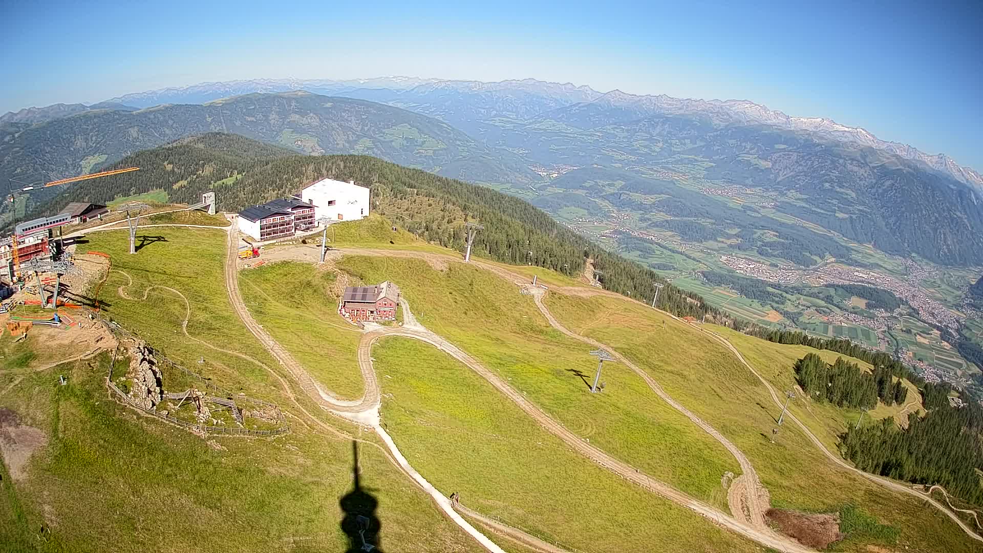Stazione sciistica di Plan de Corones | vista su Brunico