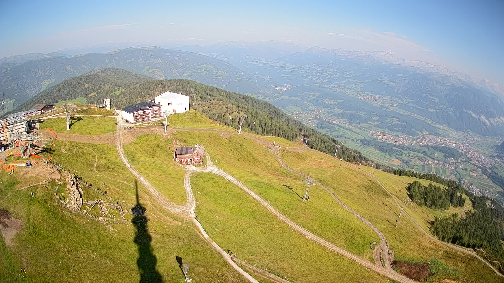 Stazione sciistica di Plan de Corones | vista su Brunico