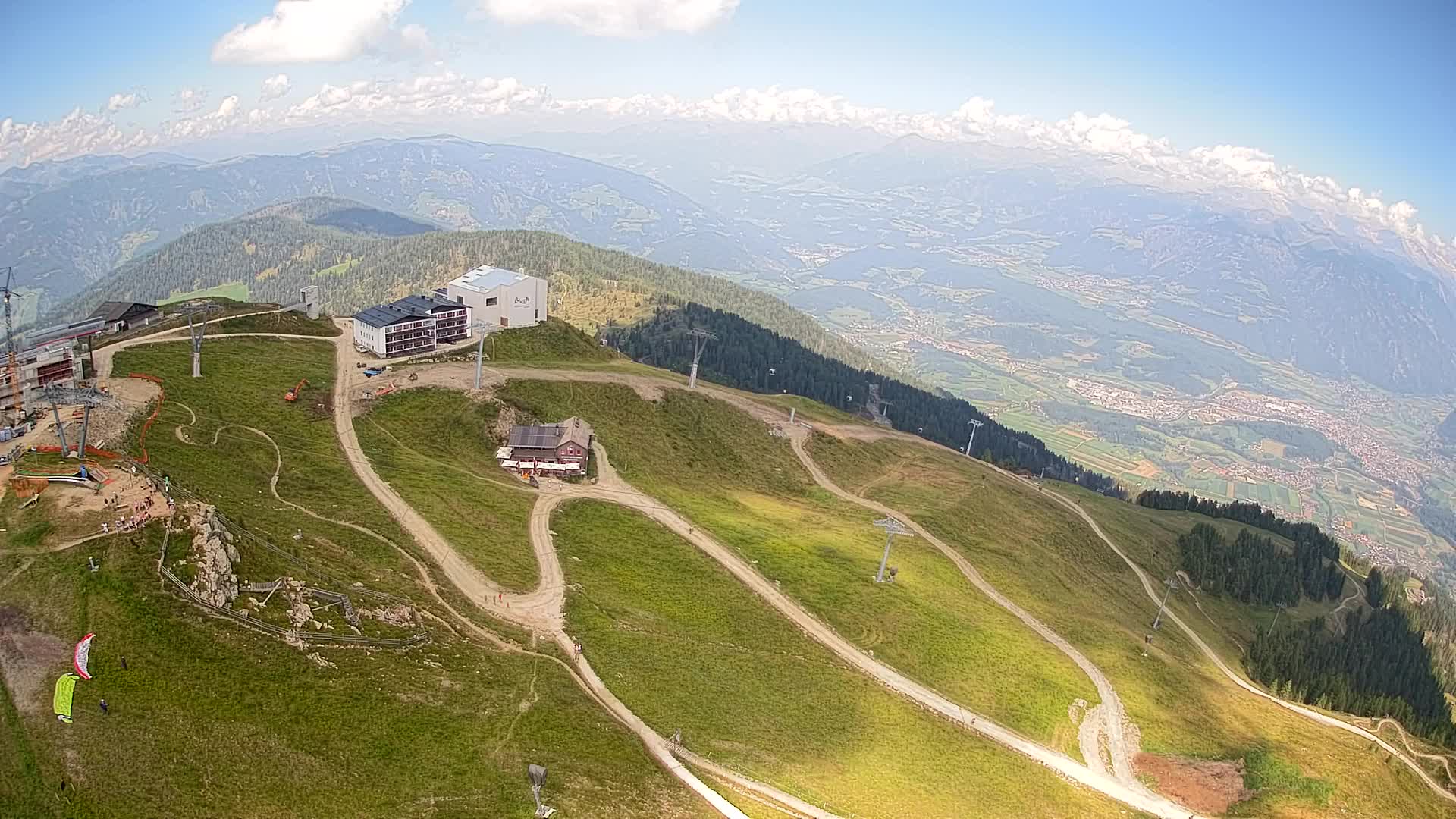 Stazione sciistica di Plan de Corones | vista su Brunico