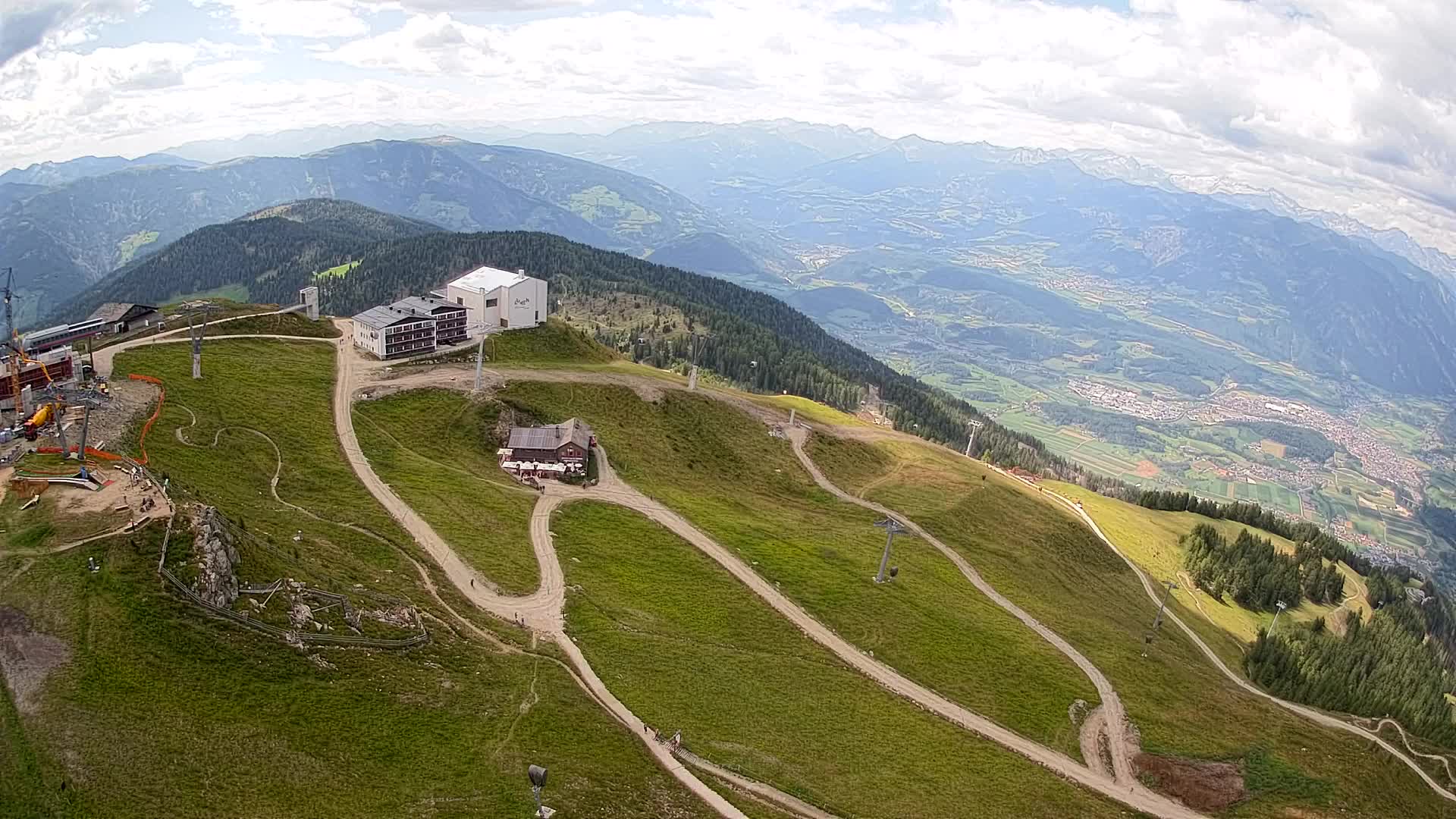 Smučišče Kronplatz – vrh | pogled na Bruneck