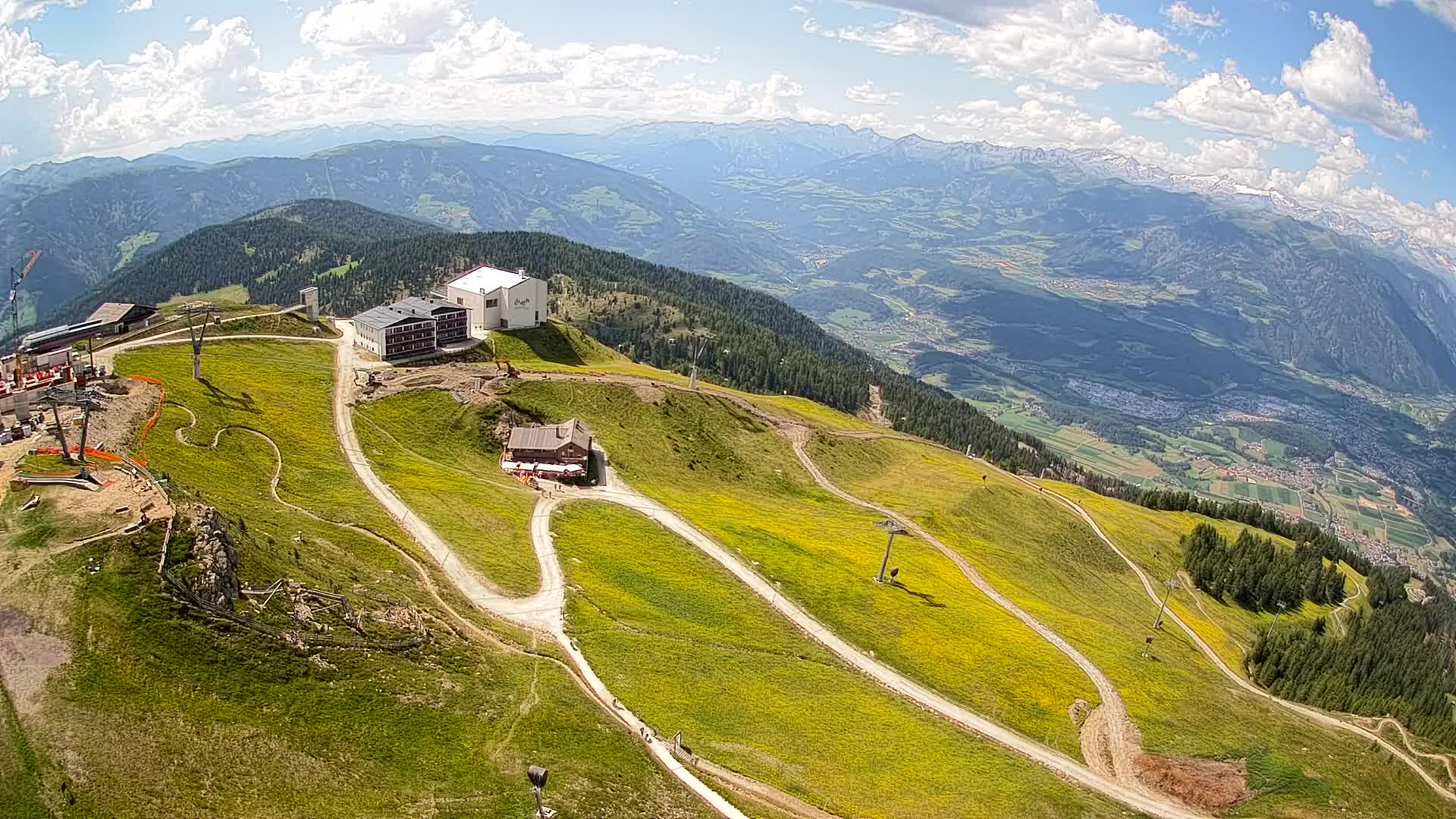 Smučišče Kronplatz – vrh | pogled na Bruneck