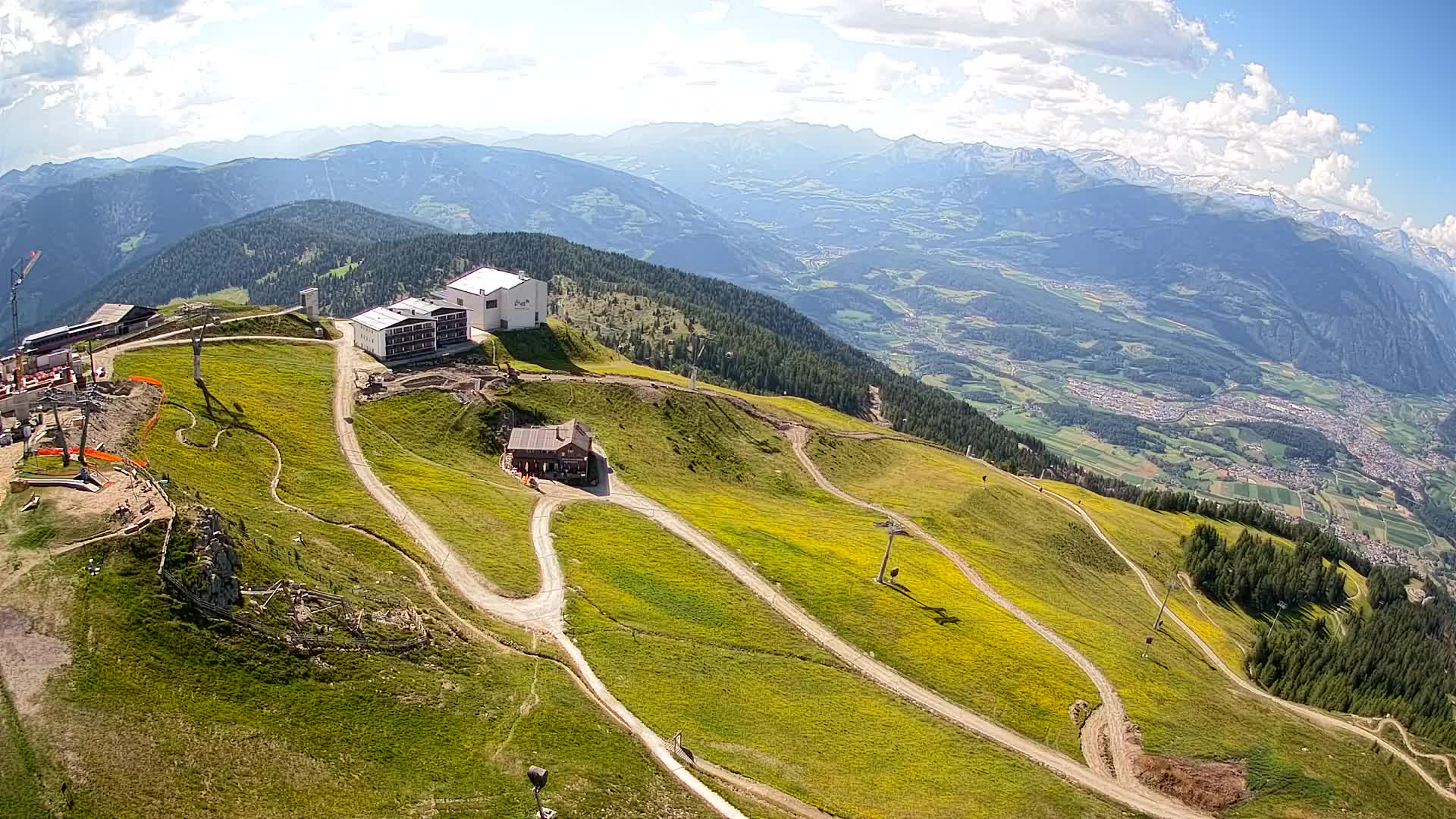 Smučišče Kronplatz – vrh | pogled na Bruneck