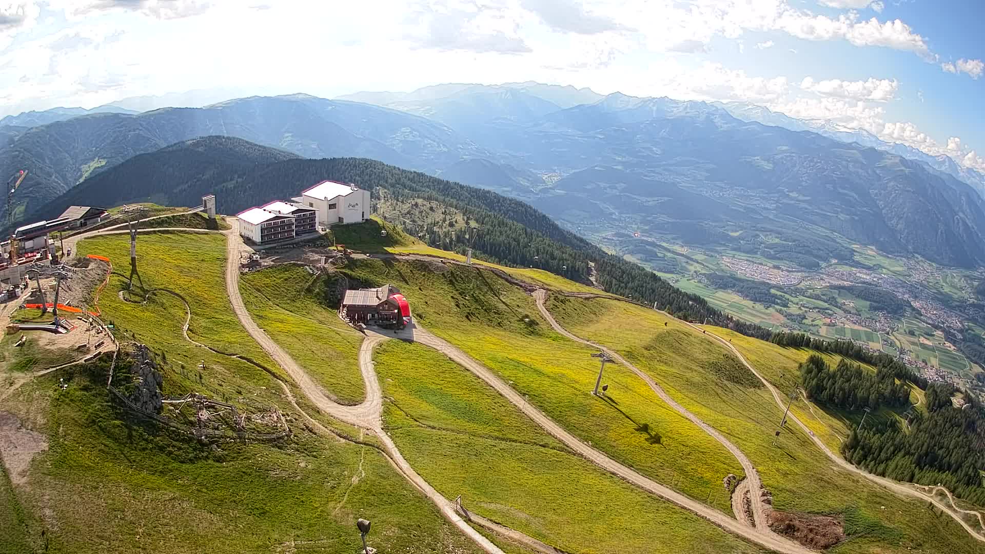 Smučišče Kronplatz – vrh | pogled na Bruneck