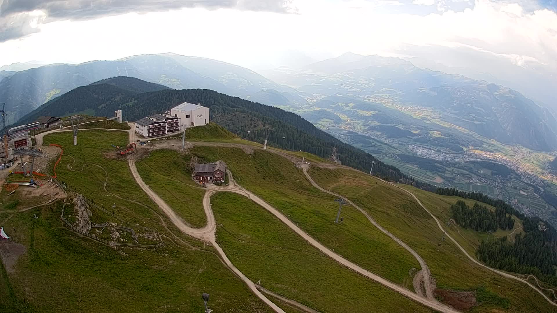 Smučišče Kronplatz – vrh | pogled na Bruneck