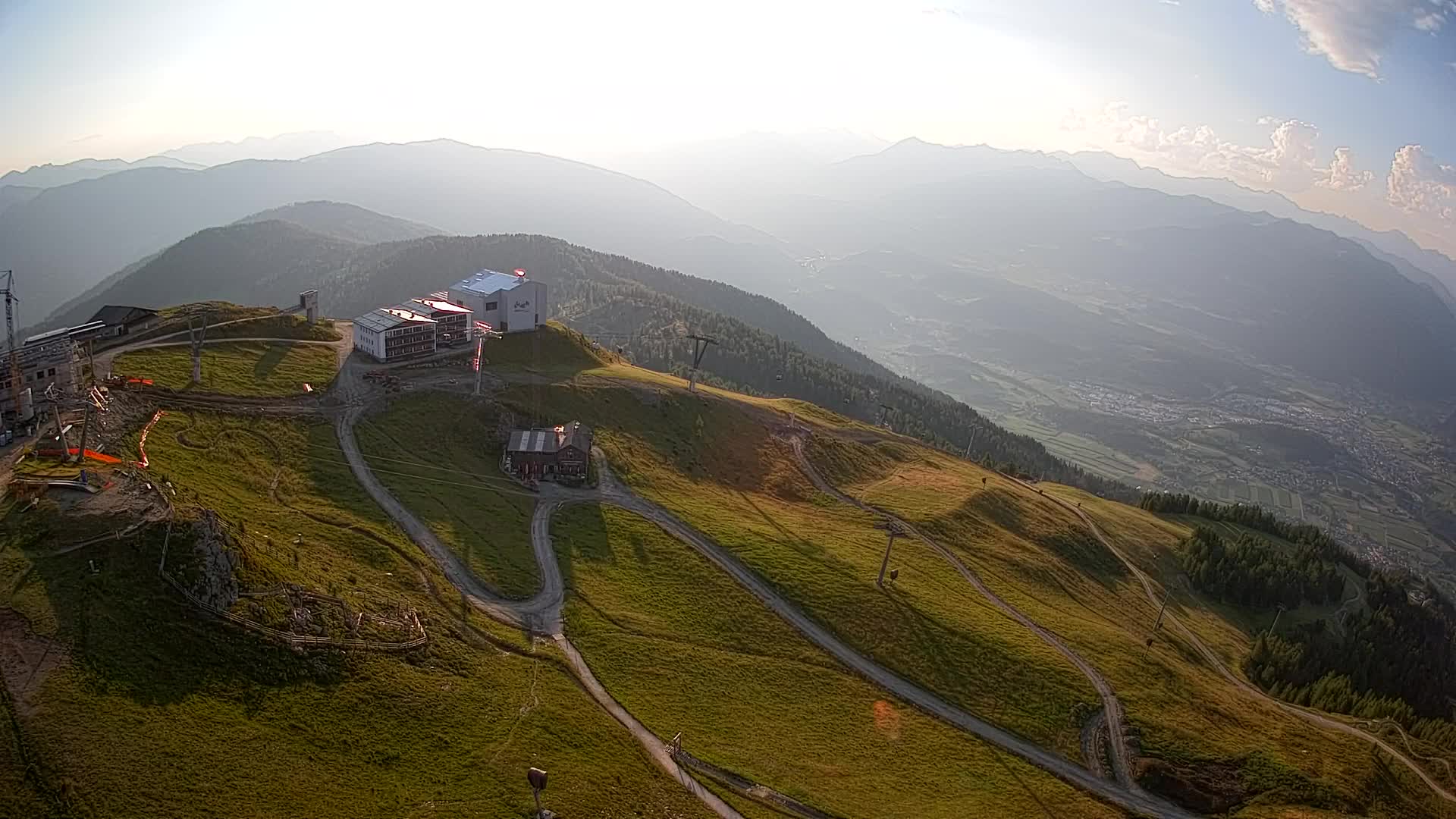 Kronplatz peak Ski resort | view to Bruneck