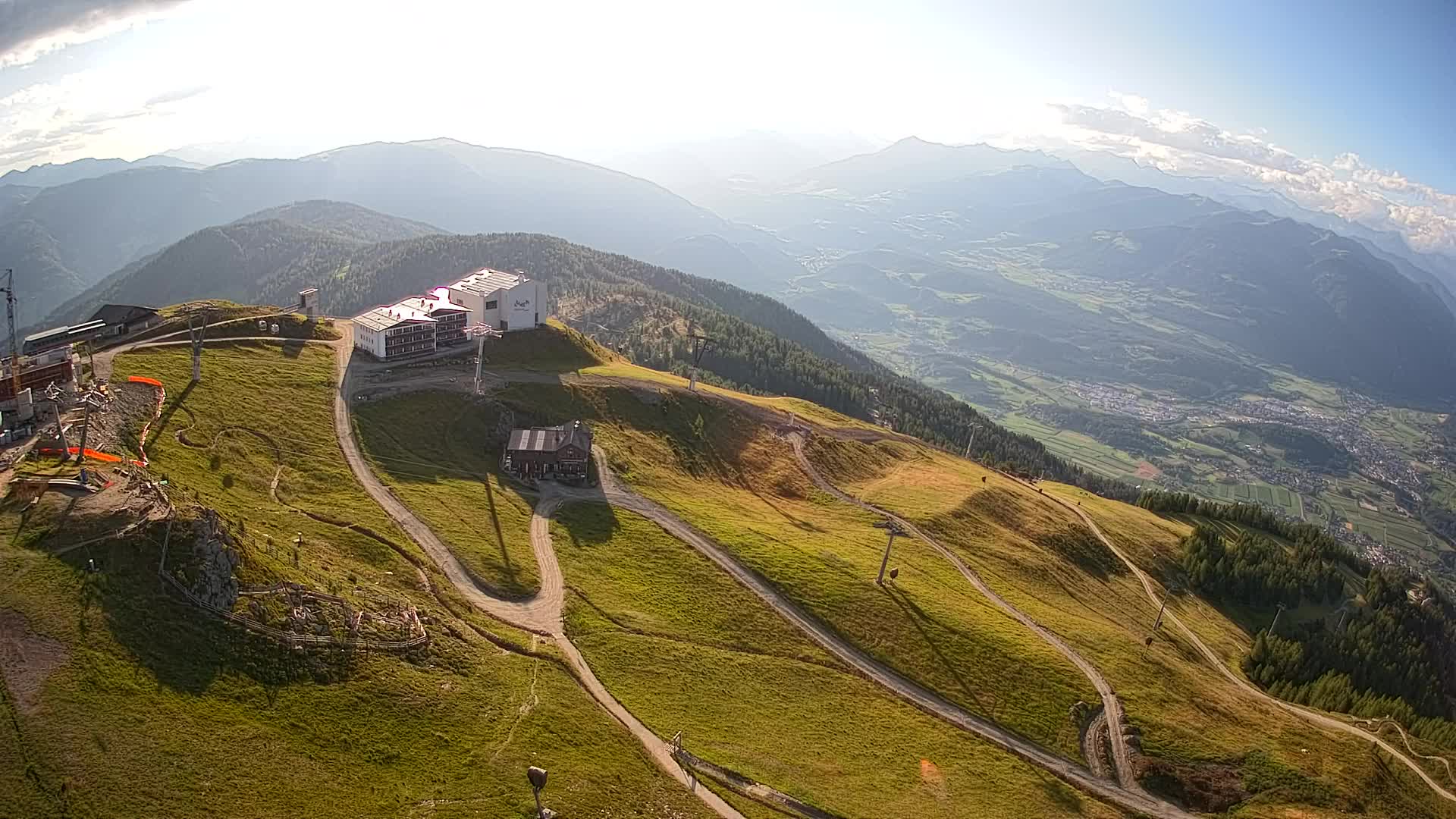 Kronplatz peak Ski resort | view to Bruneck