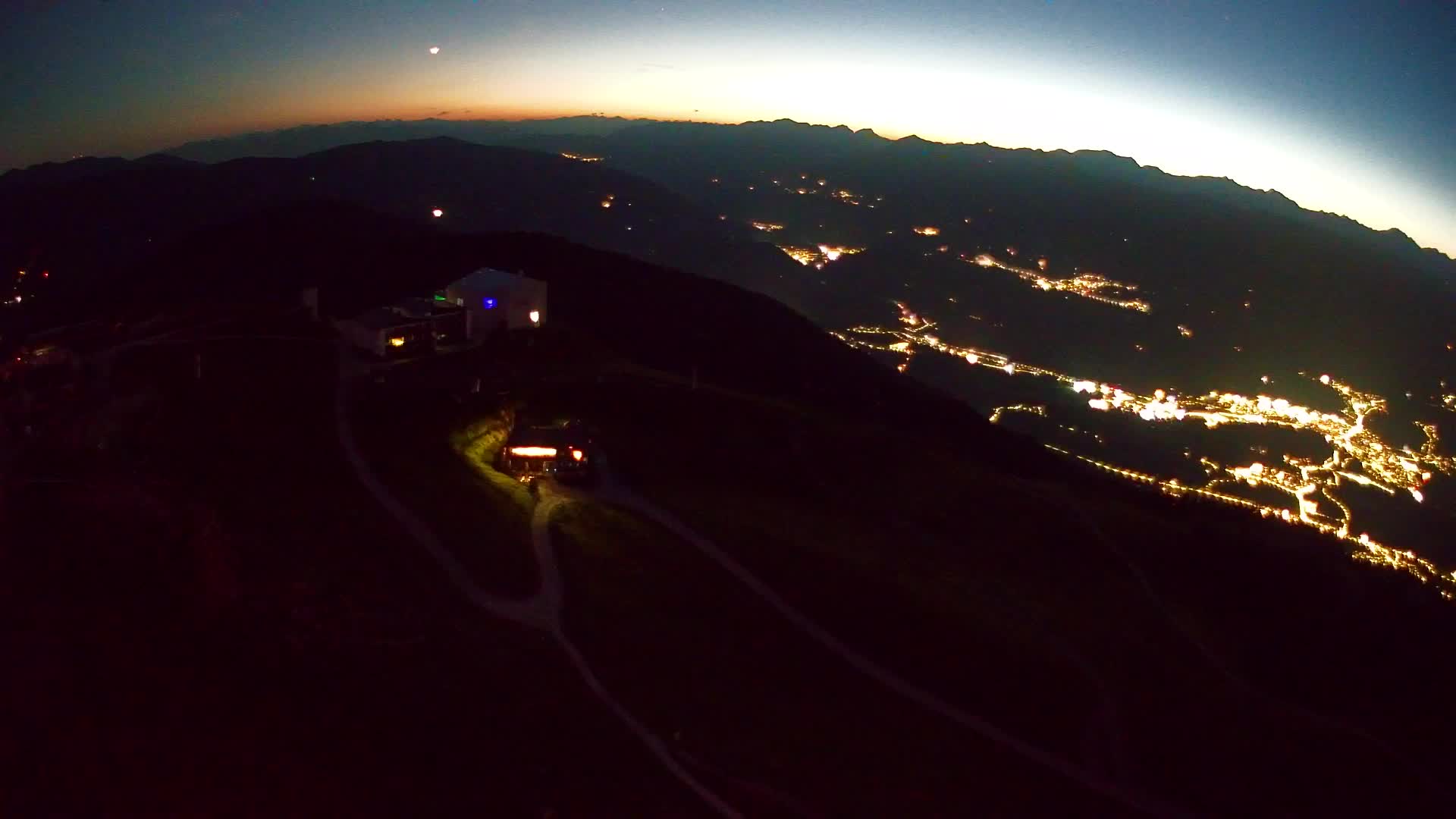 Skigebiet Kronplatz Gipfel | Blick auf Bruneck