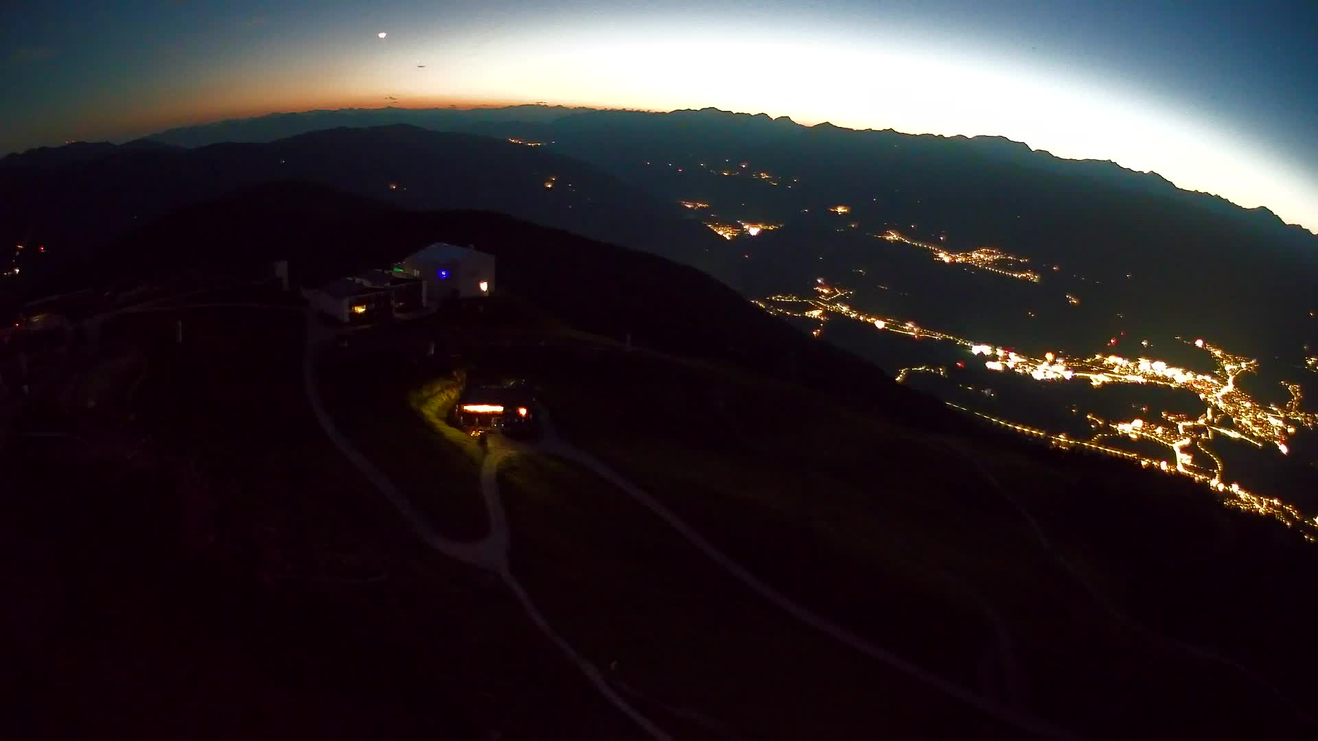Station de ski Kronplatz sommet | vue sur Brunico