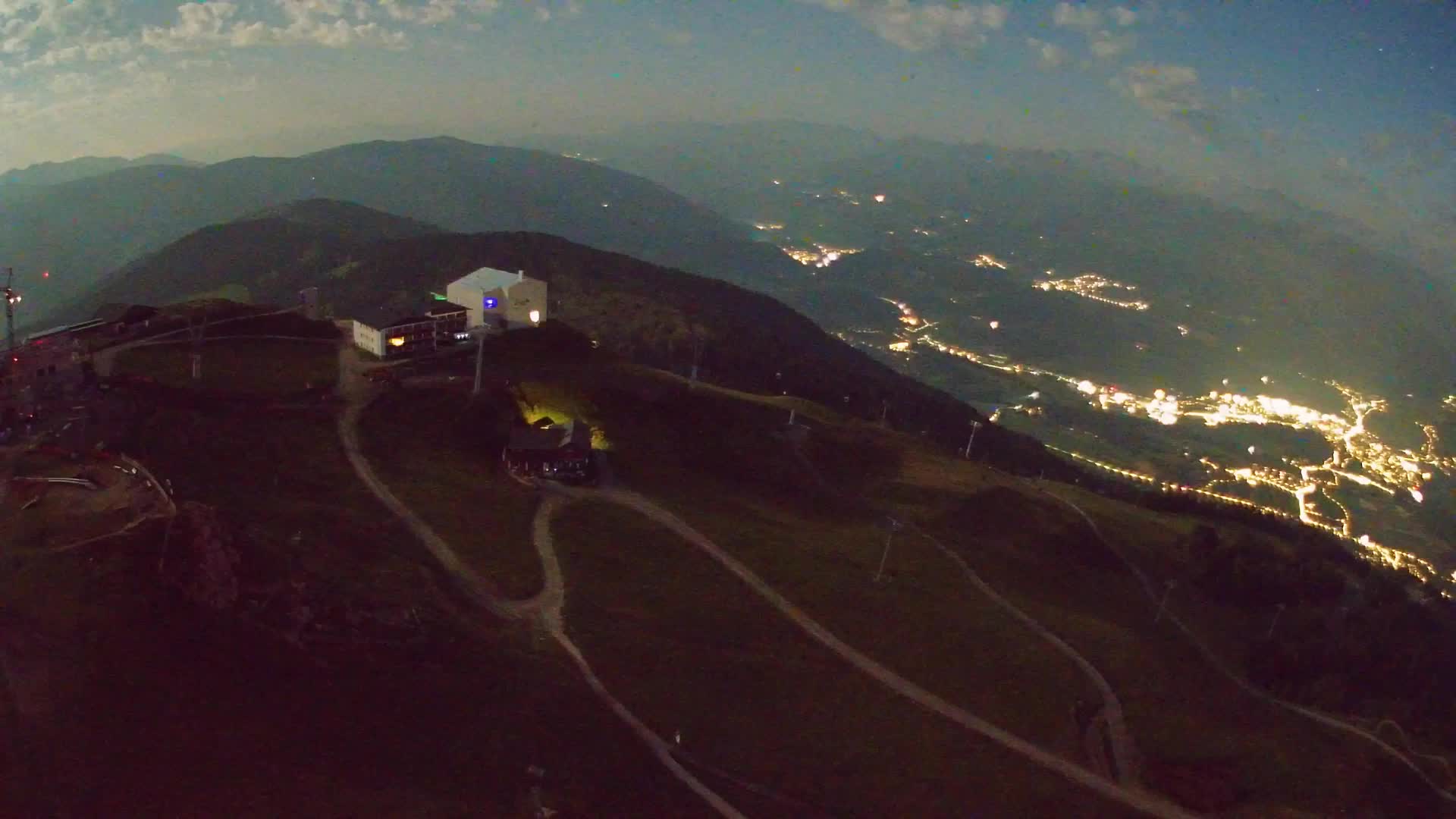 Skigebiet Kronplatz Gipfel | Blick auf Bruneck