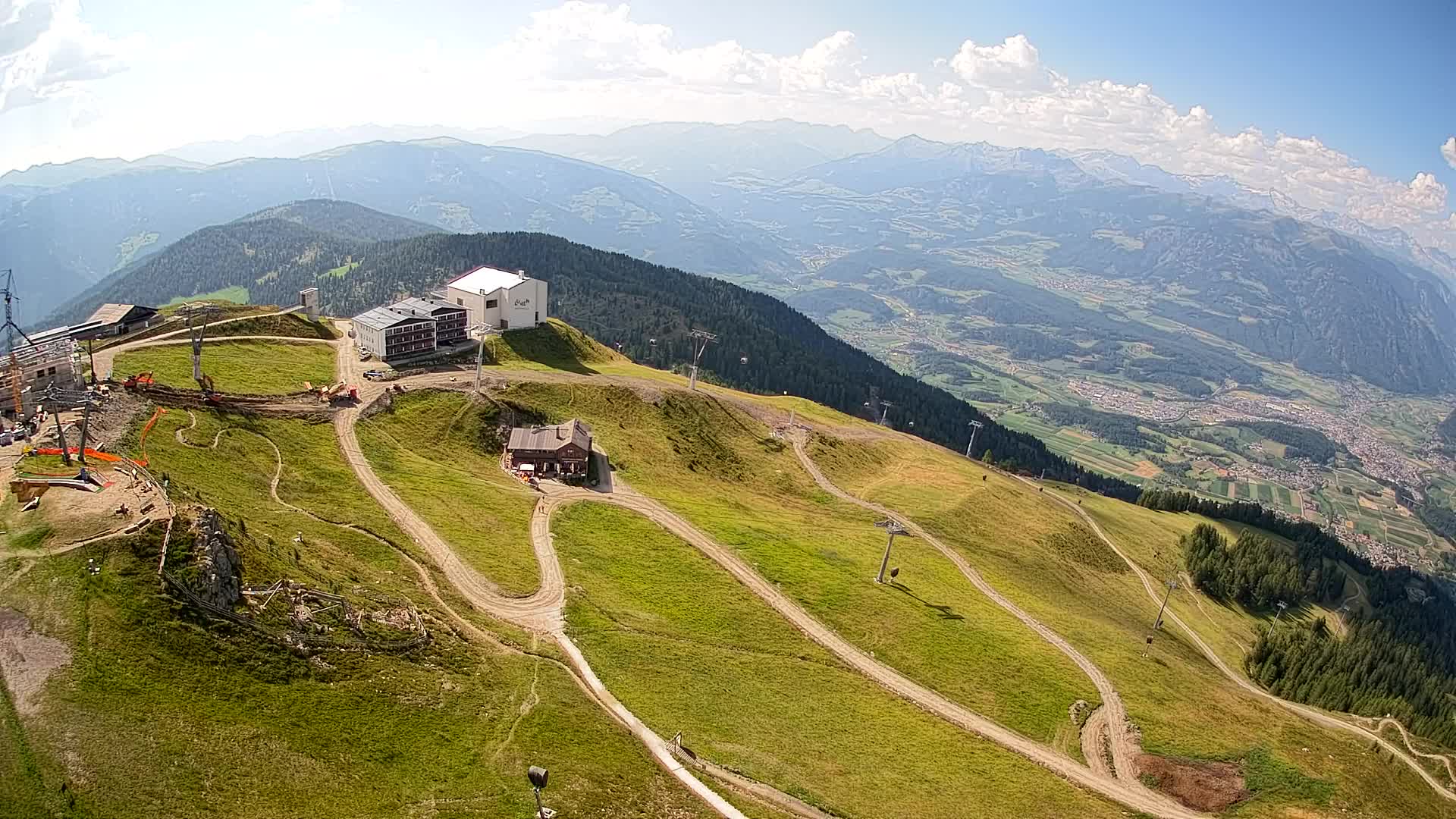 Smučišče Kronplatz – vrh | pogled na Bruneck