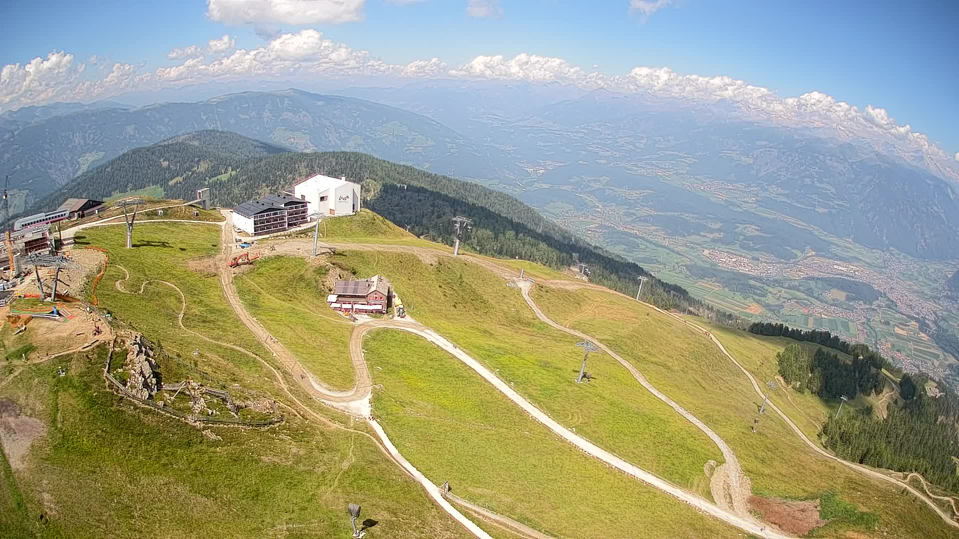 Stazione sciistica di Plan de Corones | vista su Brunico