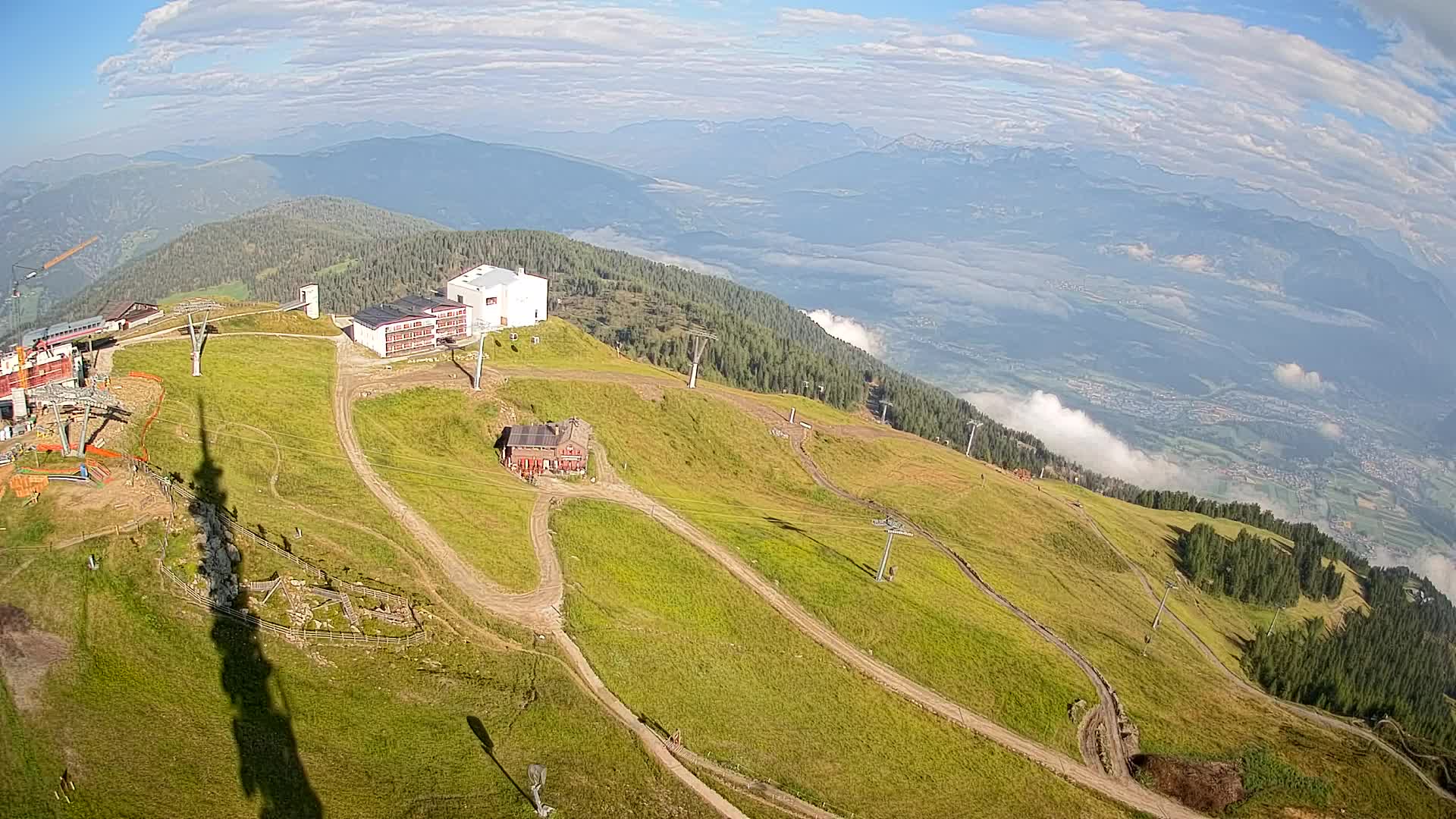 Stazione sciistica di Plan de Corones | vista su Brunico