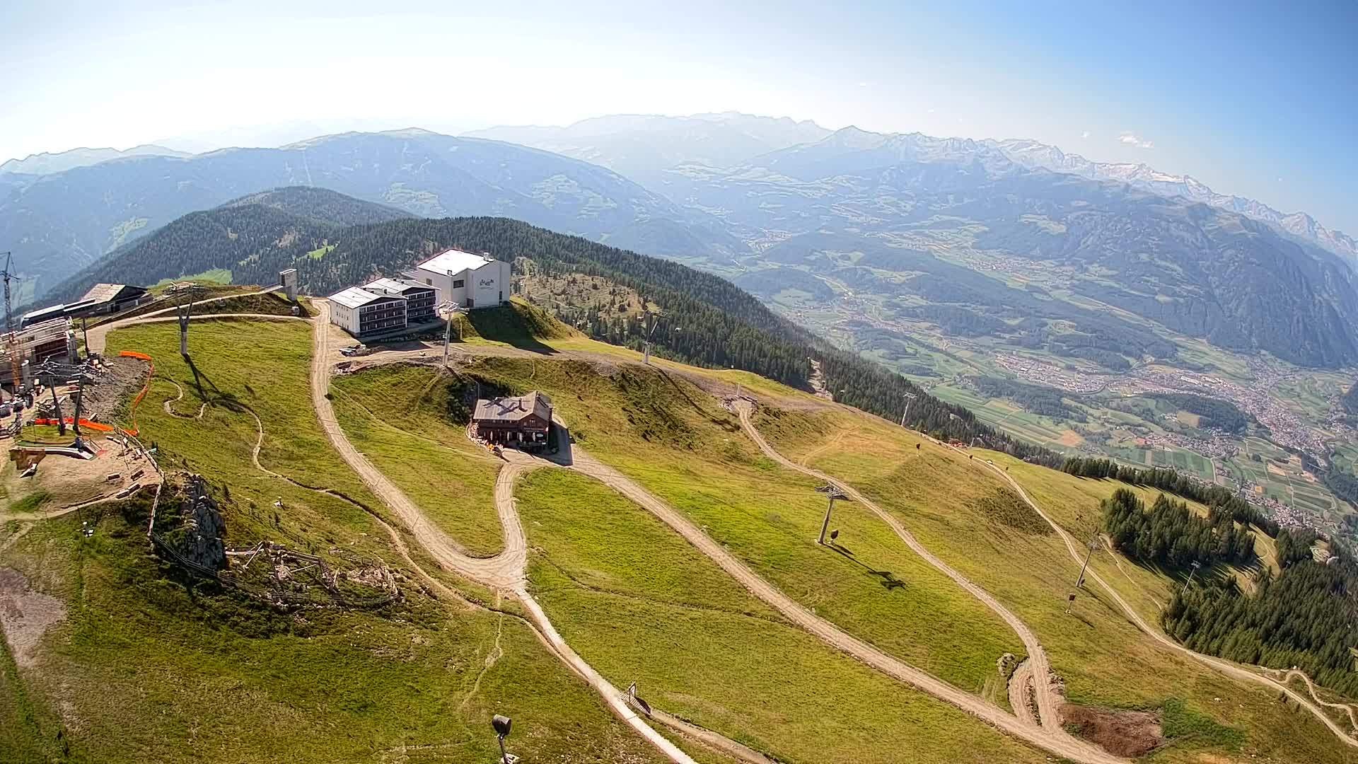 Kronplatz peak Ski resort | view to Bruneck
