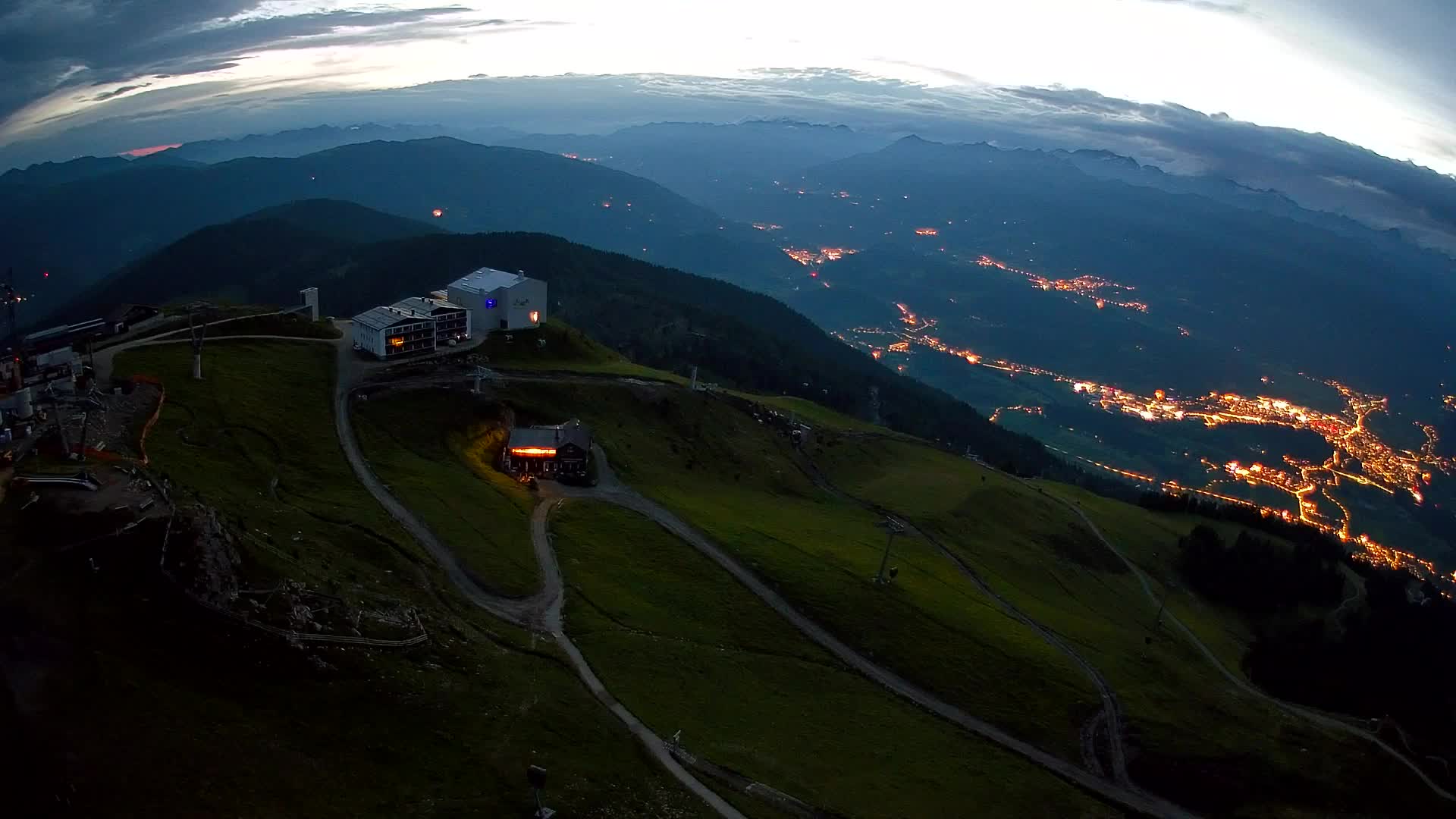Kronplatz peak Ski resort | view to Bruneck