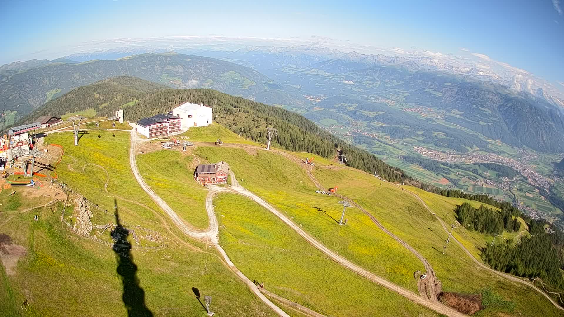 Stazione sciistica di Plan de Corones | vista su Brunico