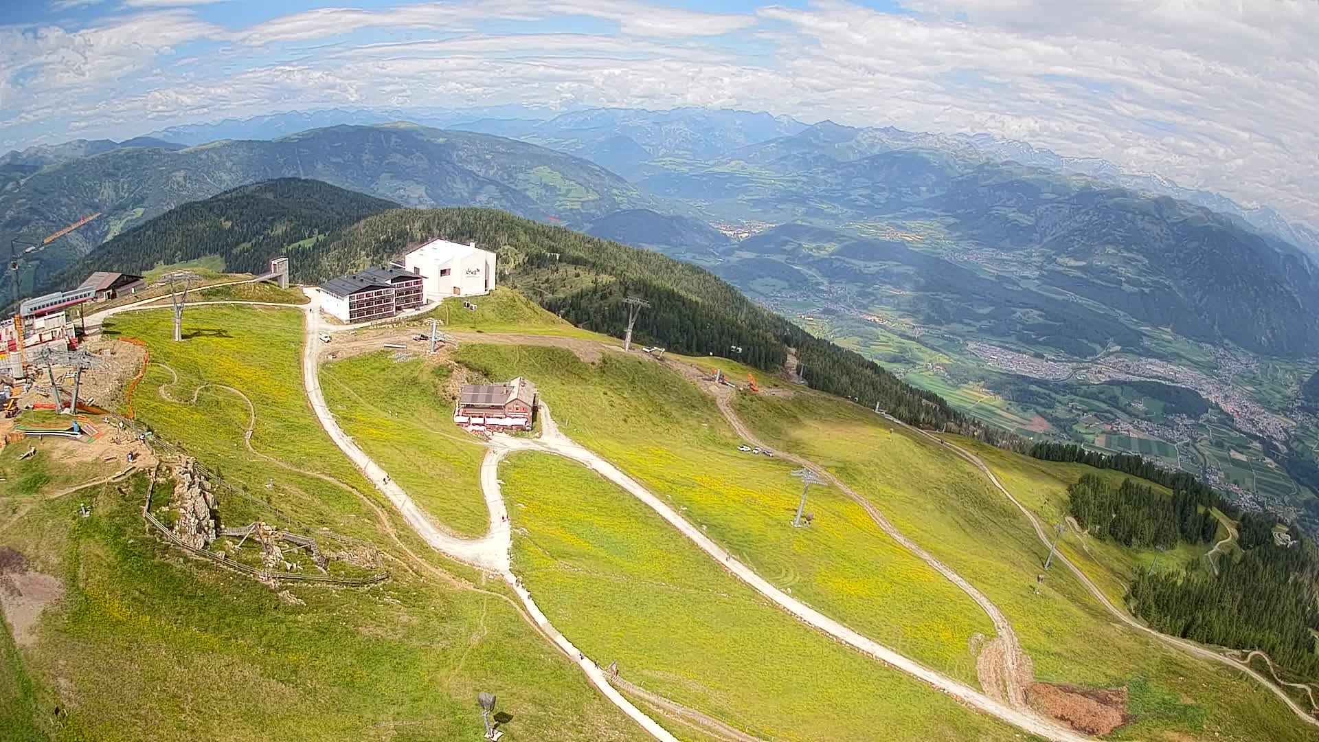 Smučišče Kronplatz – vrh | pogled na Bruneck