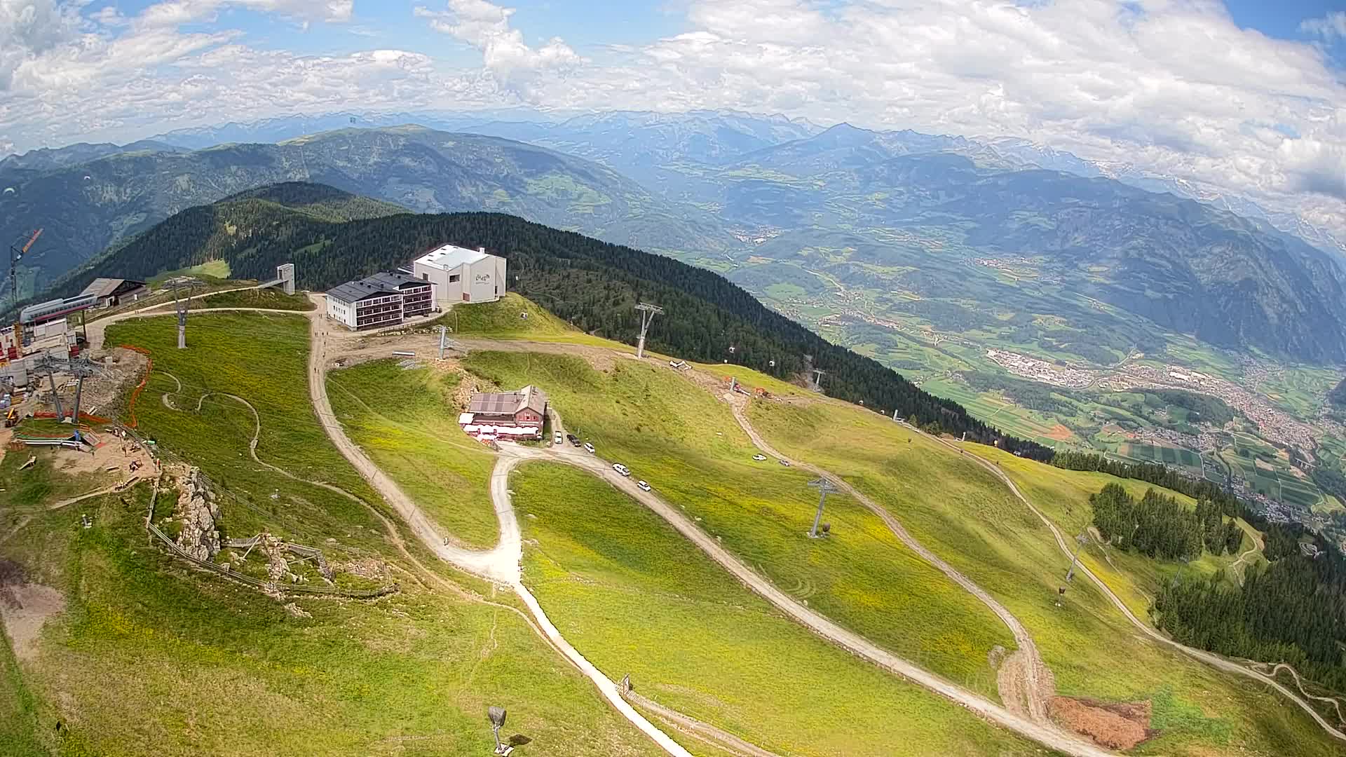 Smučišče Kronplatz – vrh | pogled na Bruneck