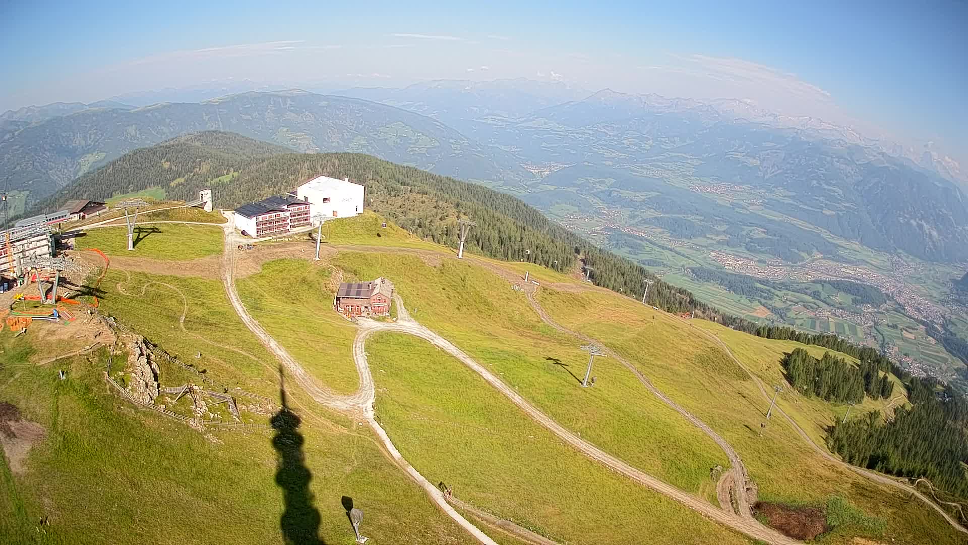 Stazione sciistica di Plan de Corones | vista su Brunico