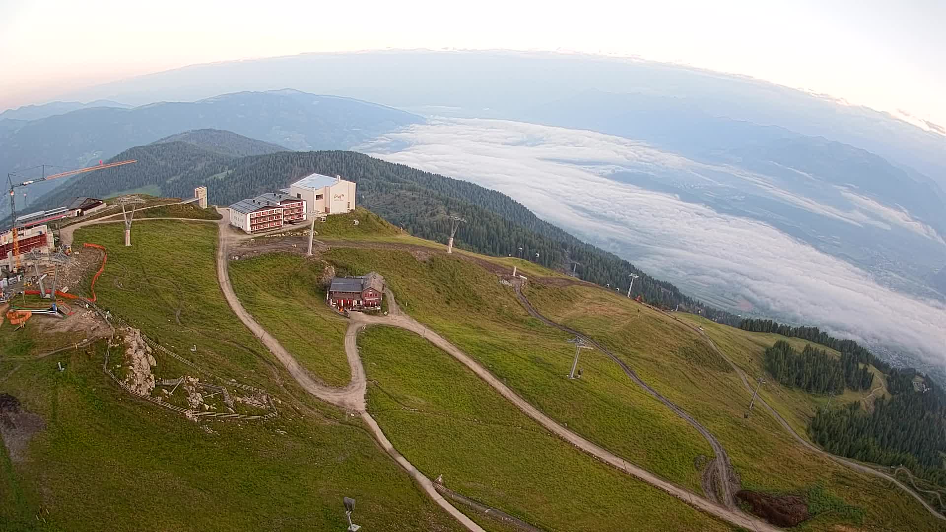 Smučišče Kronplatz – vrh | pogled na Bruneck