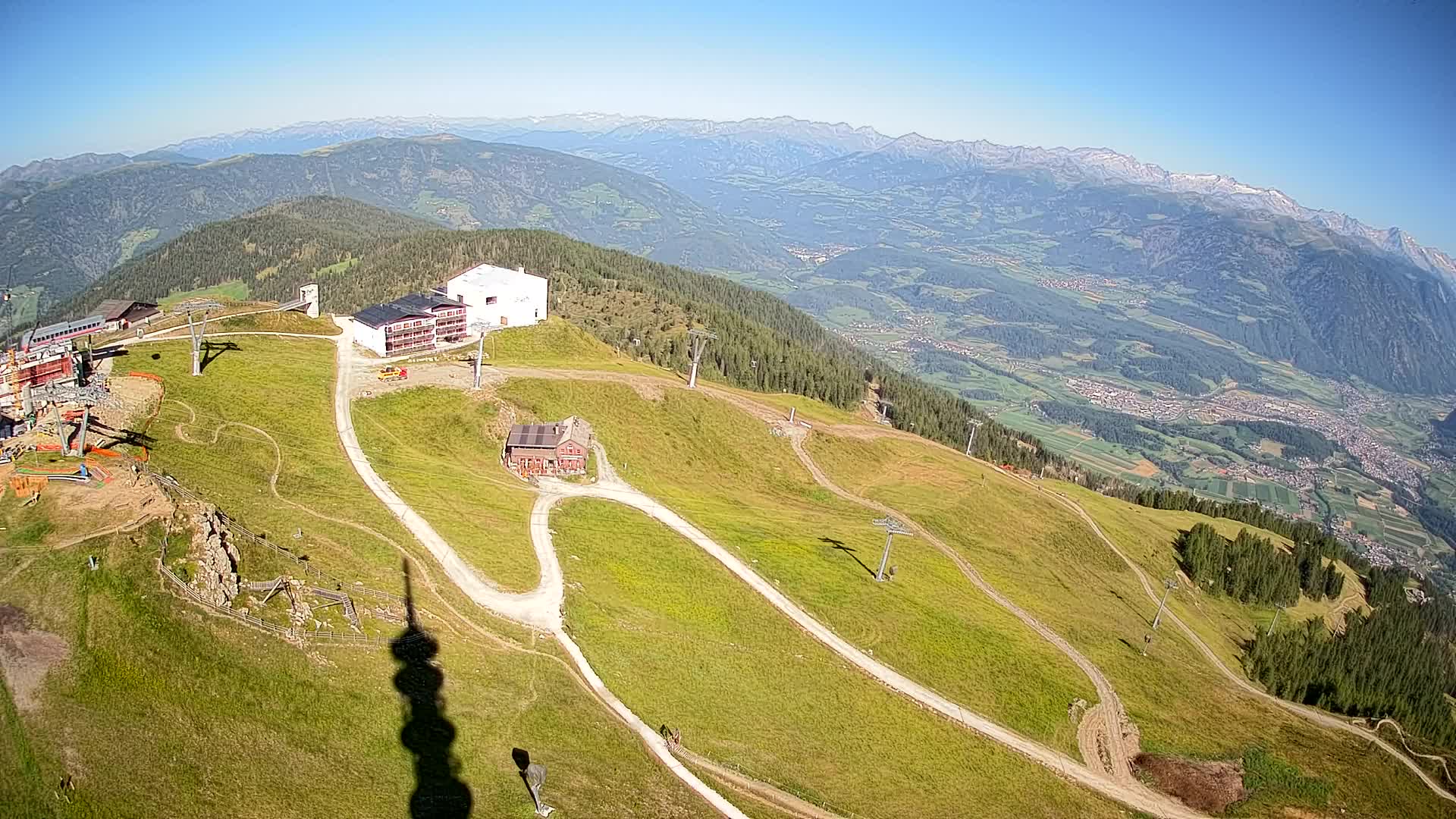 Stazione sciistica di Plan de Corones | vista su Brunico