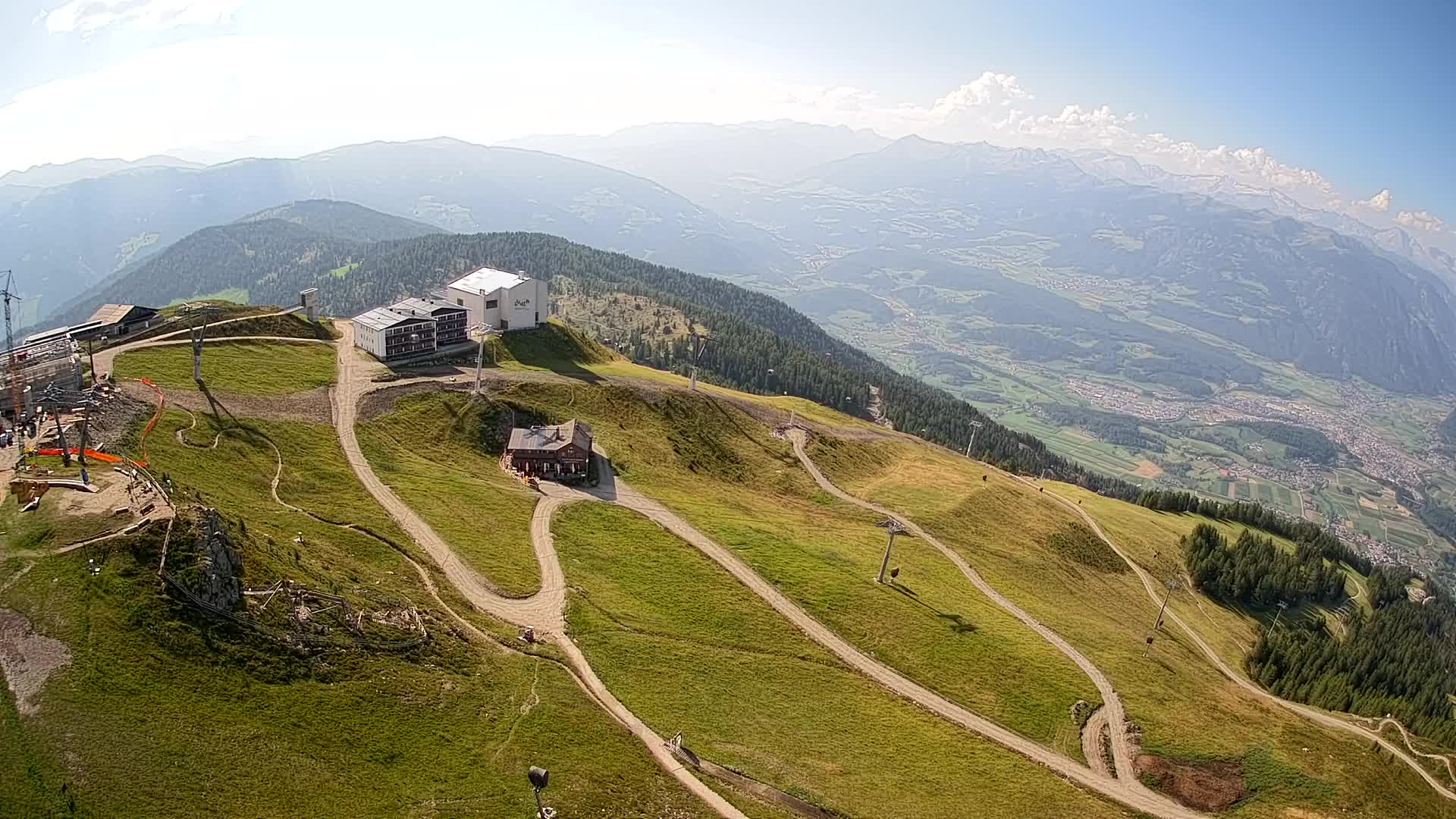 Kronplatz peak Ski resort | view to Bruneck