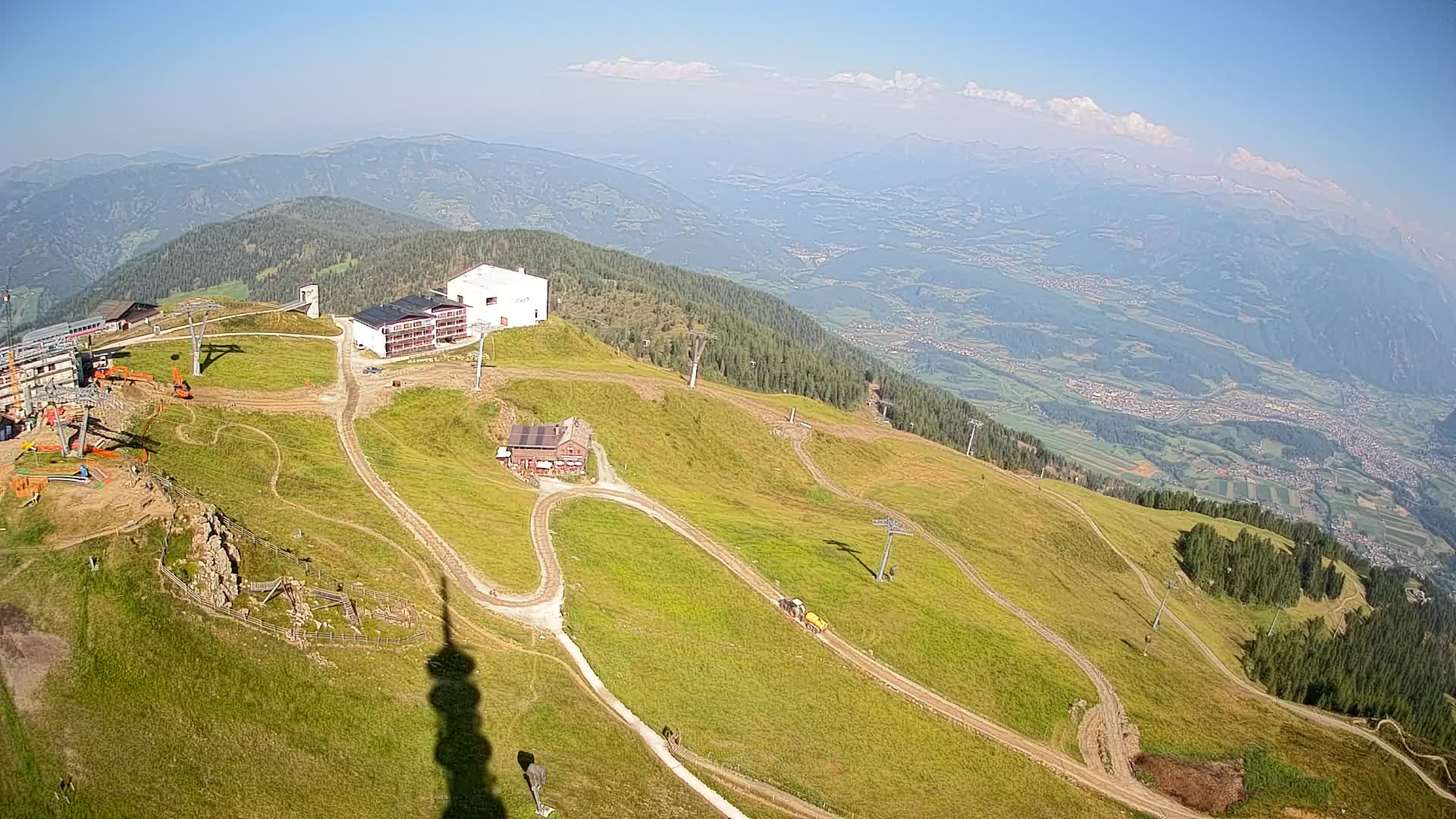 Stazione sciistica di Plan de Corones | vista su Brunico