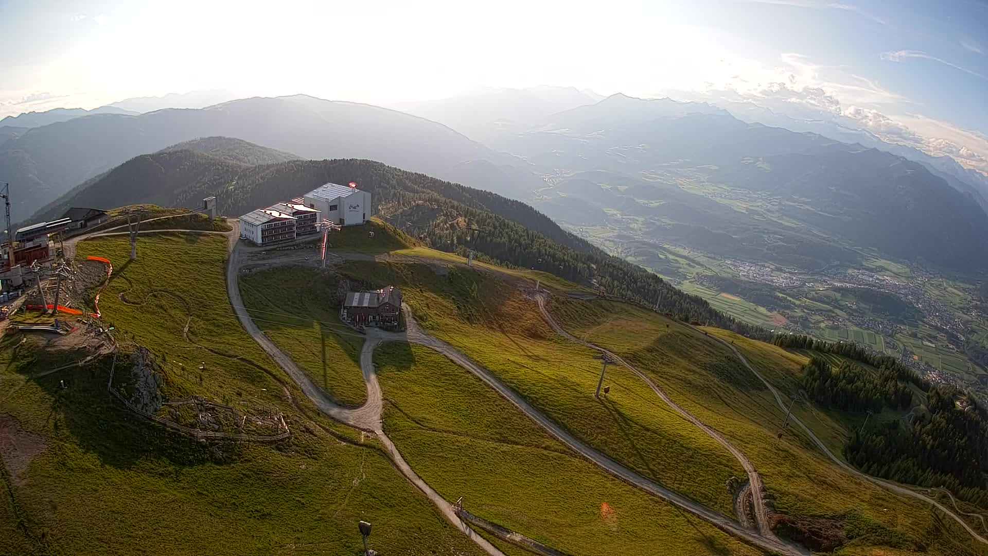 Kronplatz peak Ski resort | view to Bruneck