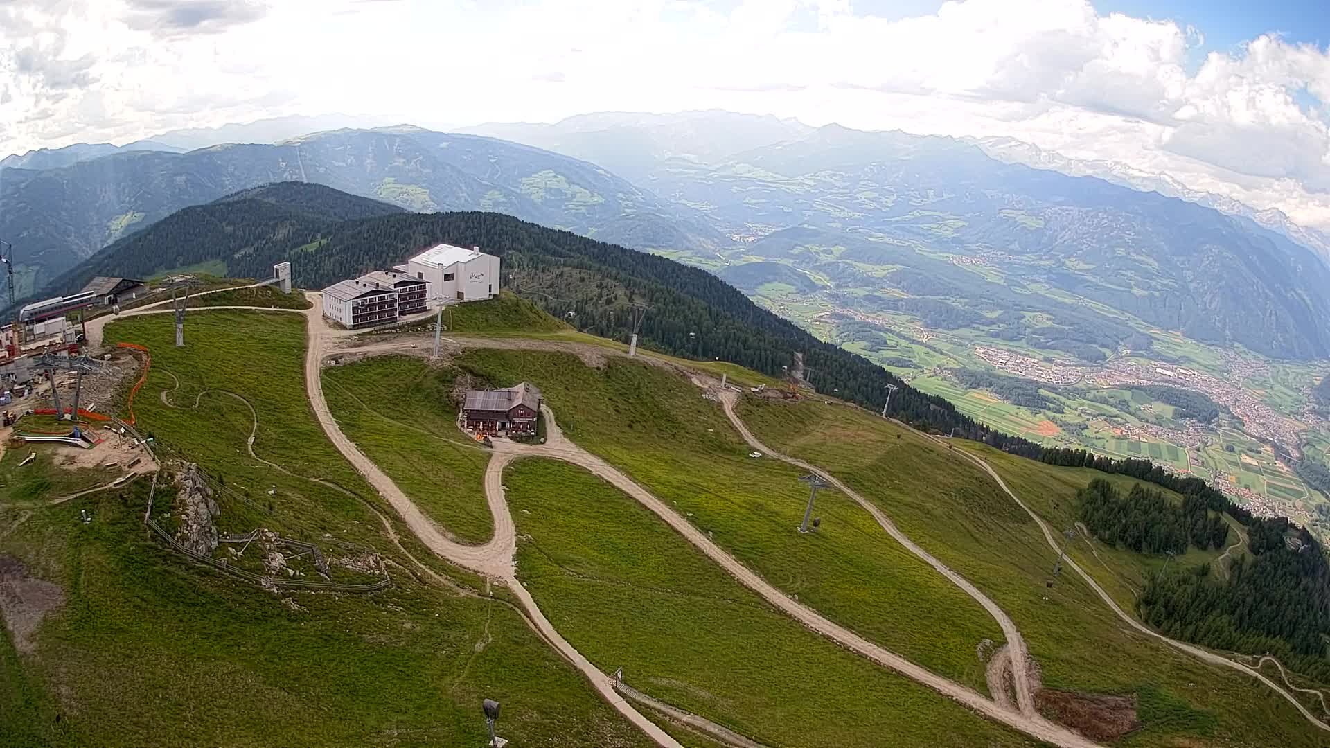 Smučišče Kronplatz – vrh | pogled na Bruneck