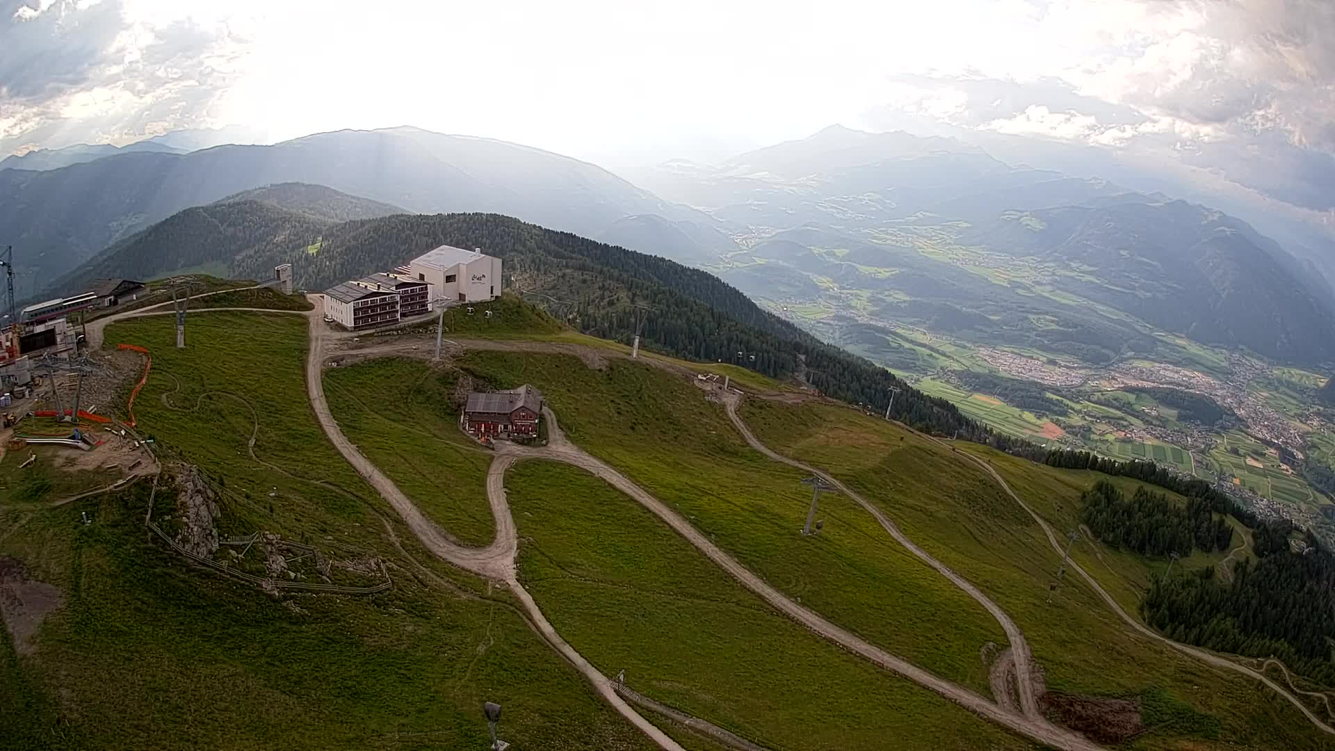 Kronplatz peak Ski resort | view to Bruneck