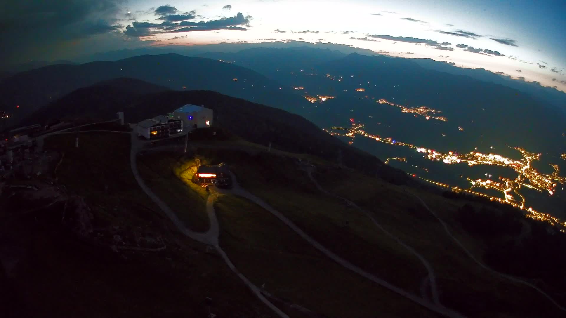 Kronplatz peak Ski resort | view to Bruneck