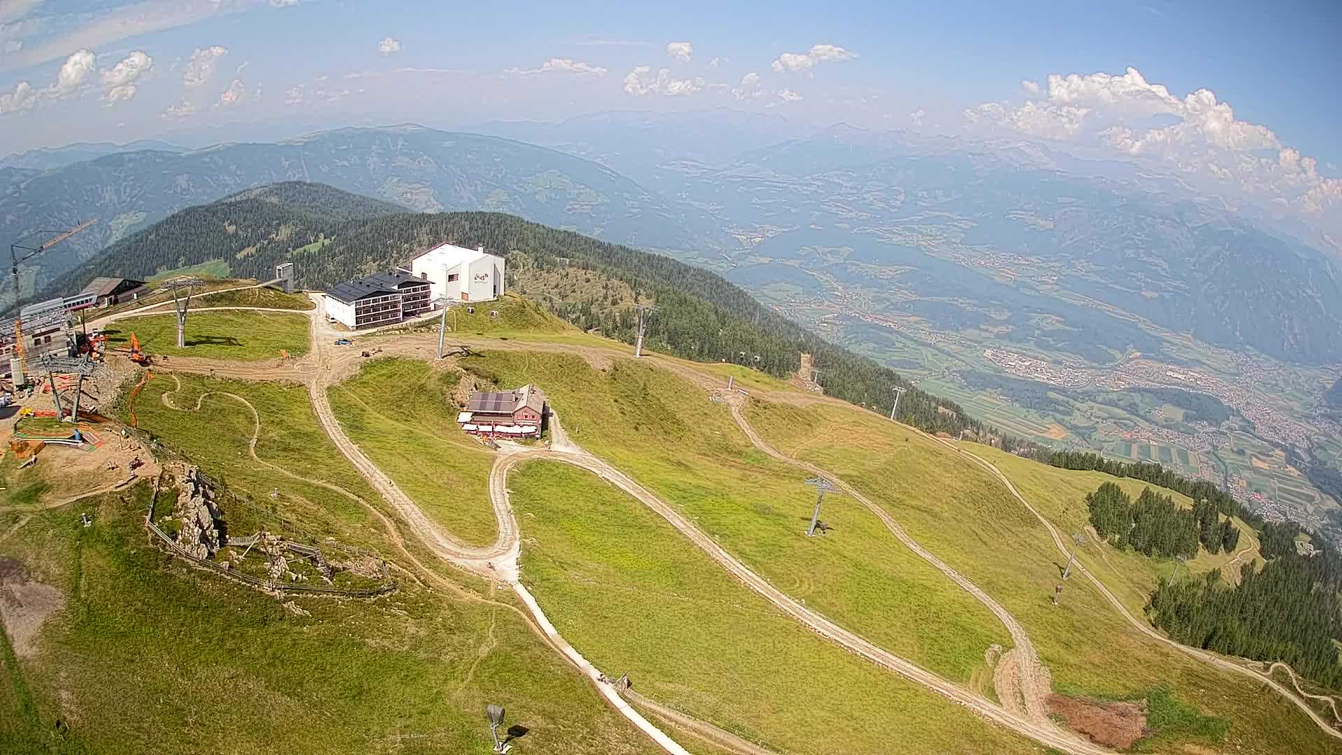 Stazione sciistica di Plan de Corones | vista su Brunico