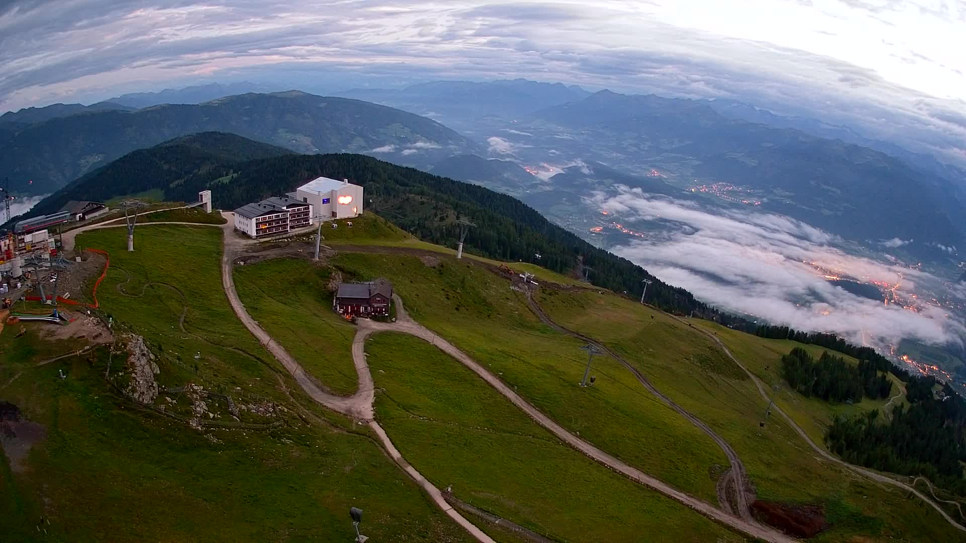 Smučišče Kronplatz – vrh | pogled na Bruneck