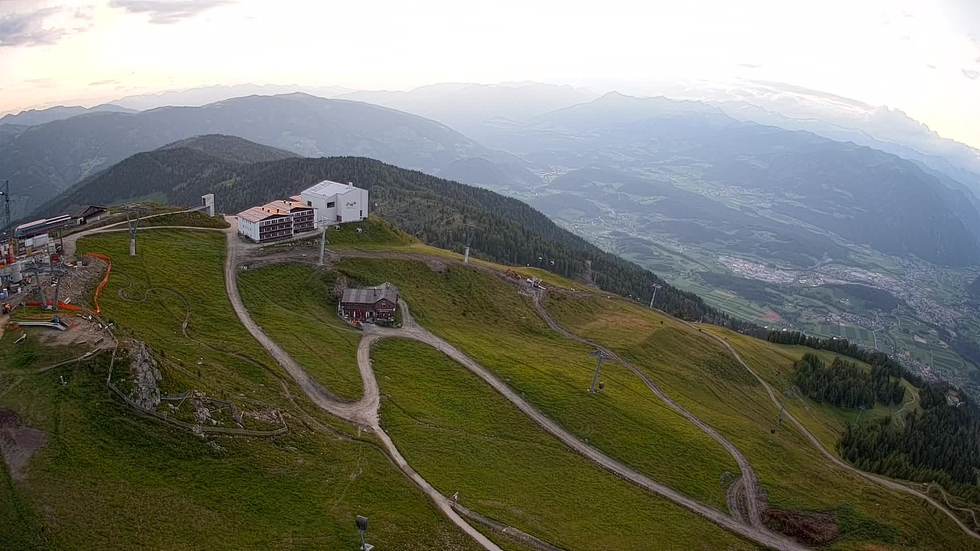 Kronplatz peak Ski resort | view to Bruneck
