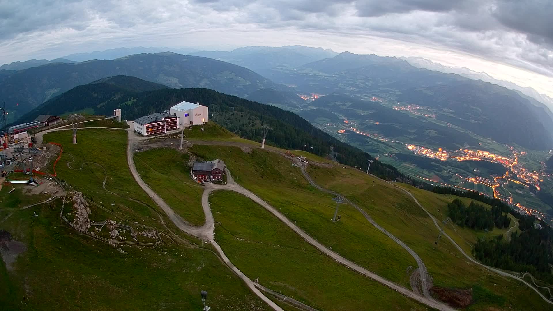 Kronplatz peak Ski resort | view to Bruneck