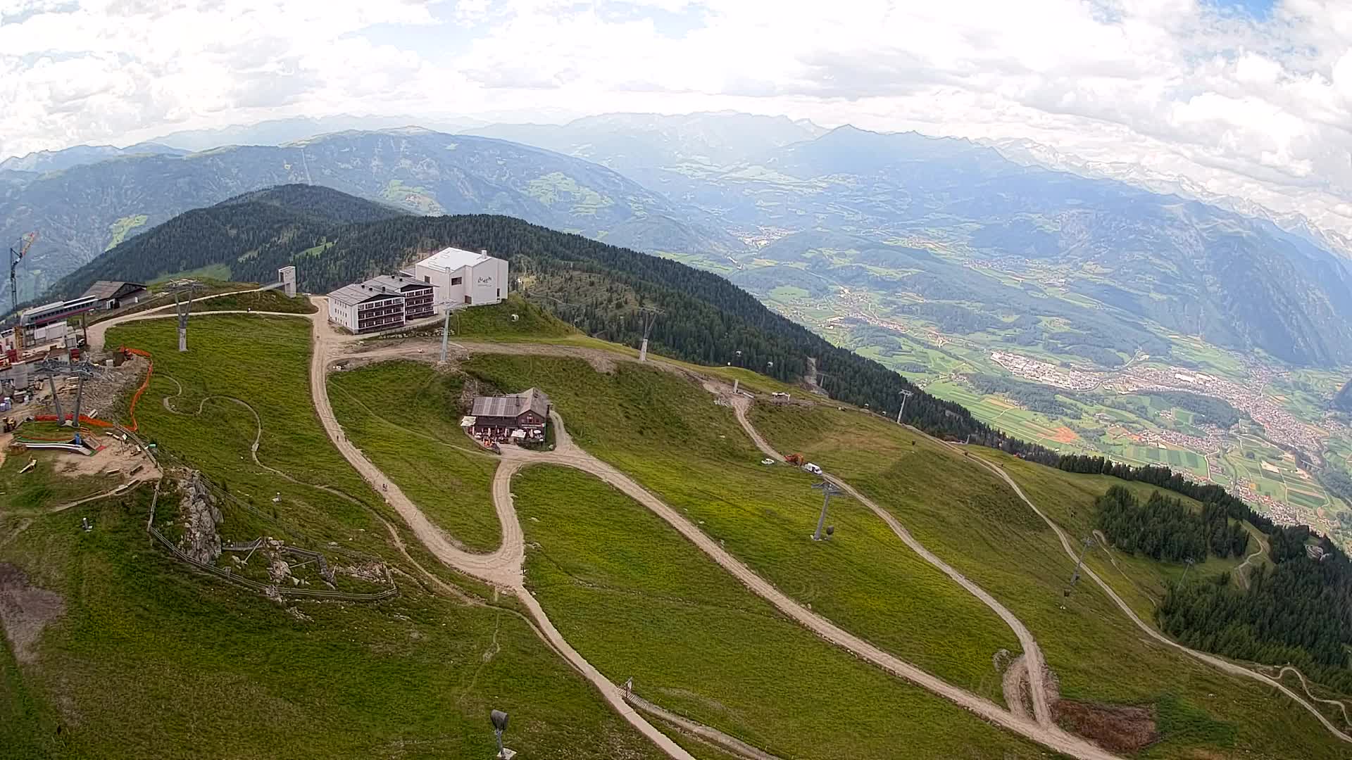Smučišče Kronplatz – vrh | pogled na Bruneck